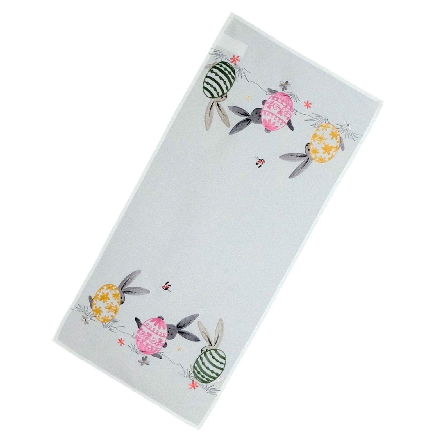 texpot Tischdecke Tischläufer Stickerei Ostereier Osterhasen Ostern Frühlin günstig online kaufen