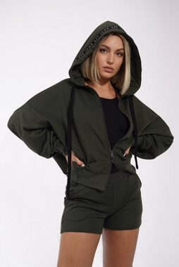 ILAY Lit Kapuzennickijacke Holy Zoodie, Olive