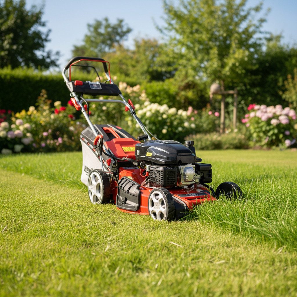 Hecht Benzinrasenmäher 554 SXE 5in1 mit Radantrieb Elektrostart, 53 cm Schn günstig online kaufen