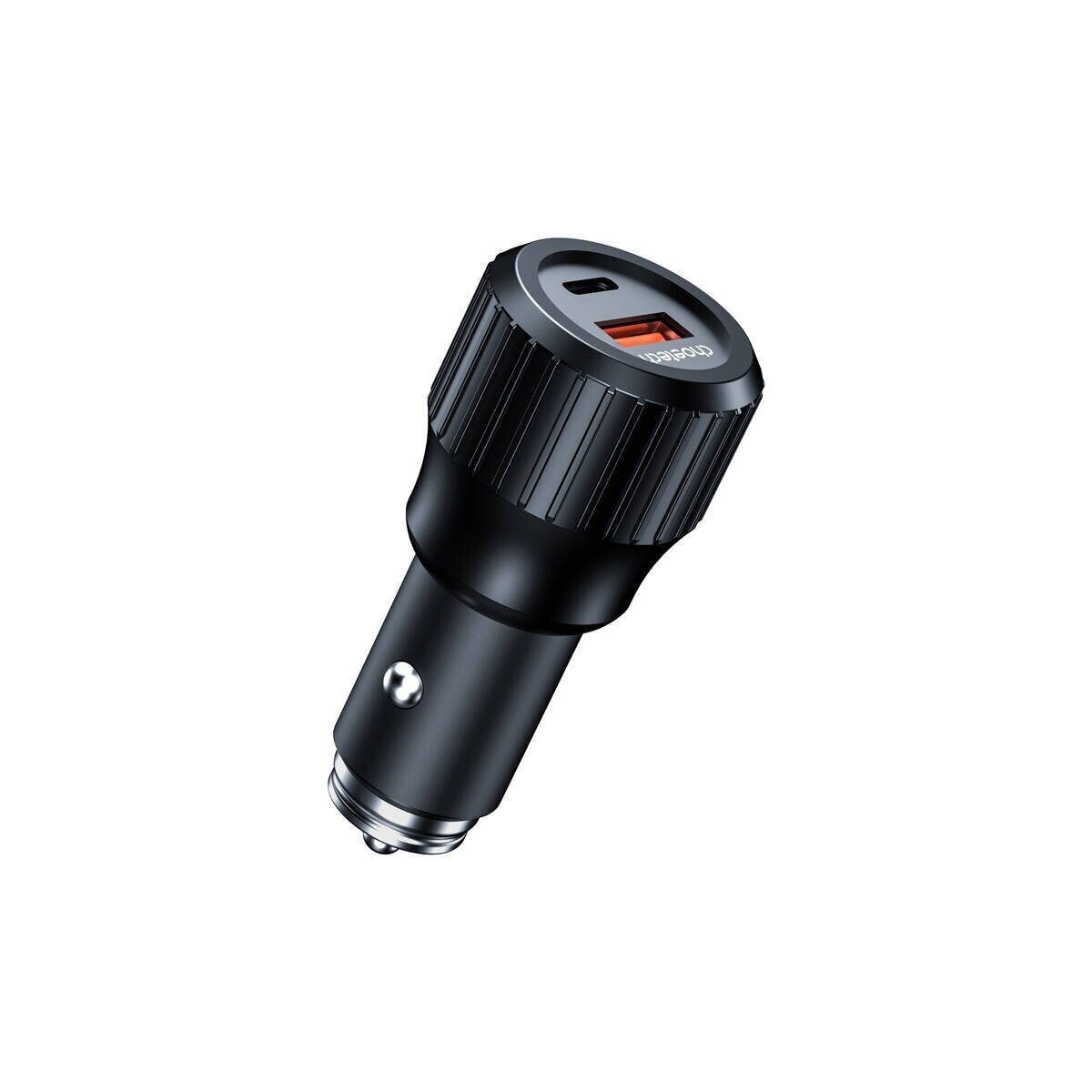 Choetech Choetech 63W Dual USB-C 45W+ USB-A 18w schnelles Autoladegerät Smartphone-Kabel