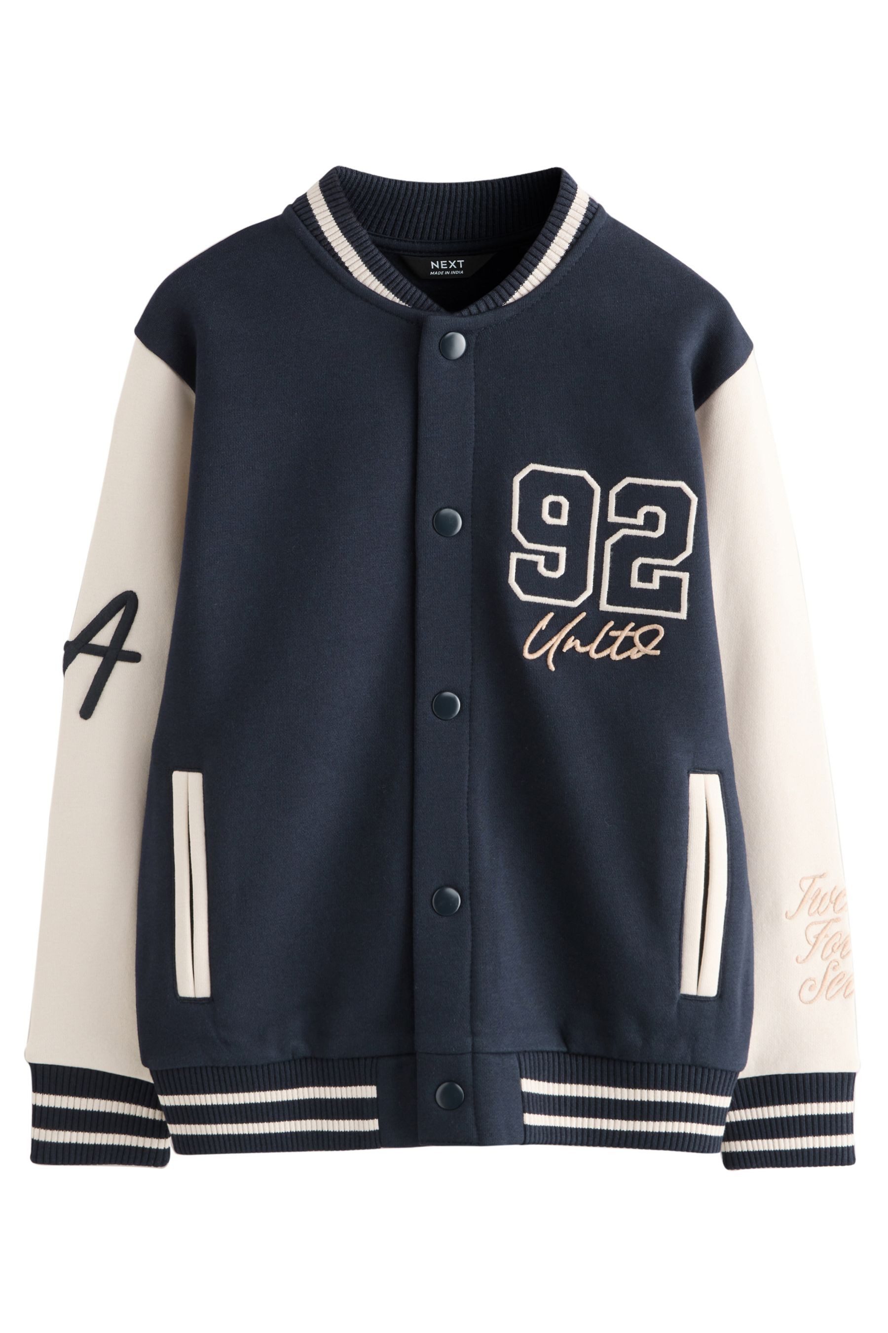 Next Bomberjacke Bomber-Jacke mit Grafik (1-St)