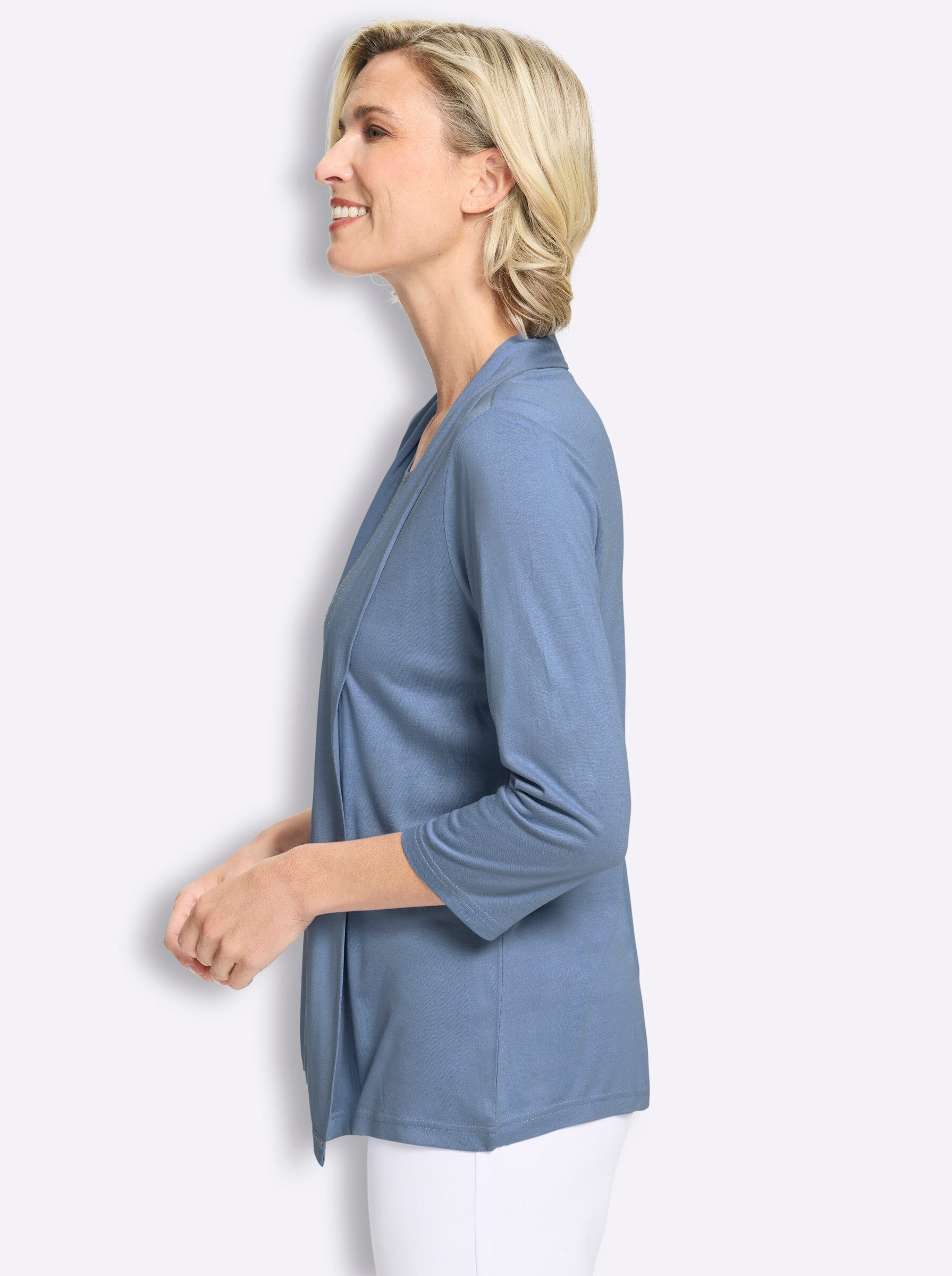 Sieh an! T-Shirt 2-in-1-Shirt 3/4-Arm – Bild 5 von 5