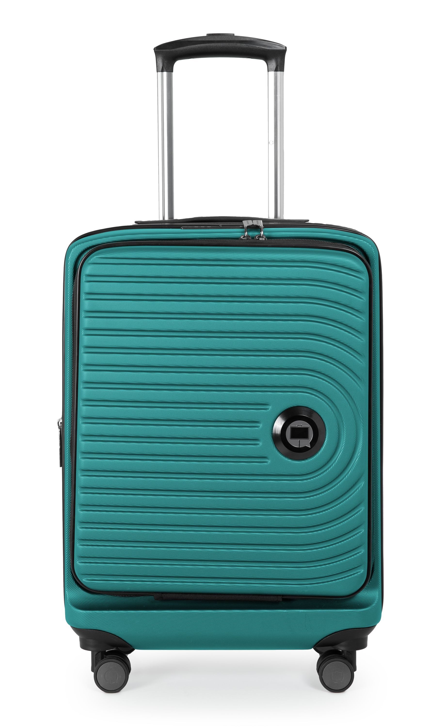 Hauptstadtkoffer Handgepäckkoffer Mitte, 4 Rollen, Handgepäck-Trolley Toploader, Laptop-Fach, TSA 37L