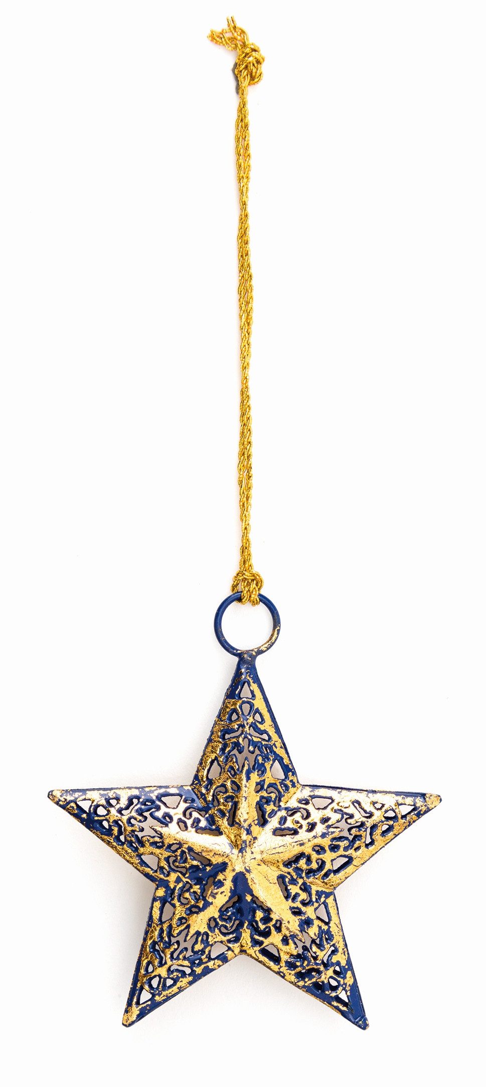 El Puente Dekostern Deko-Anhänger "Stern", Handmade, Fair Trade