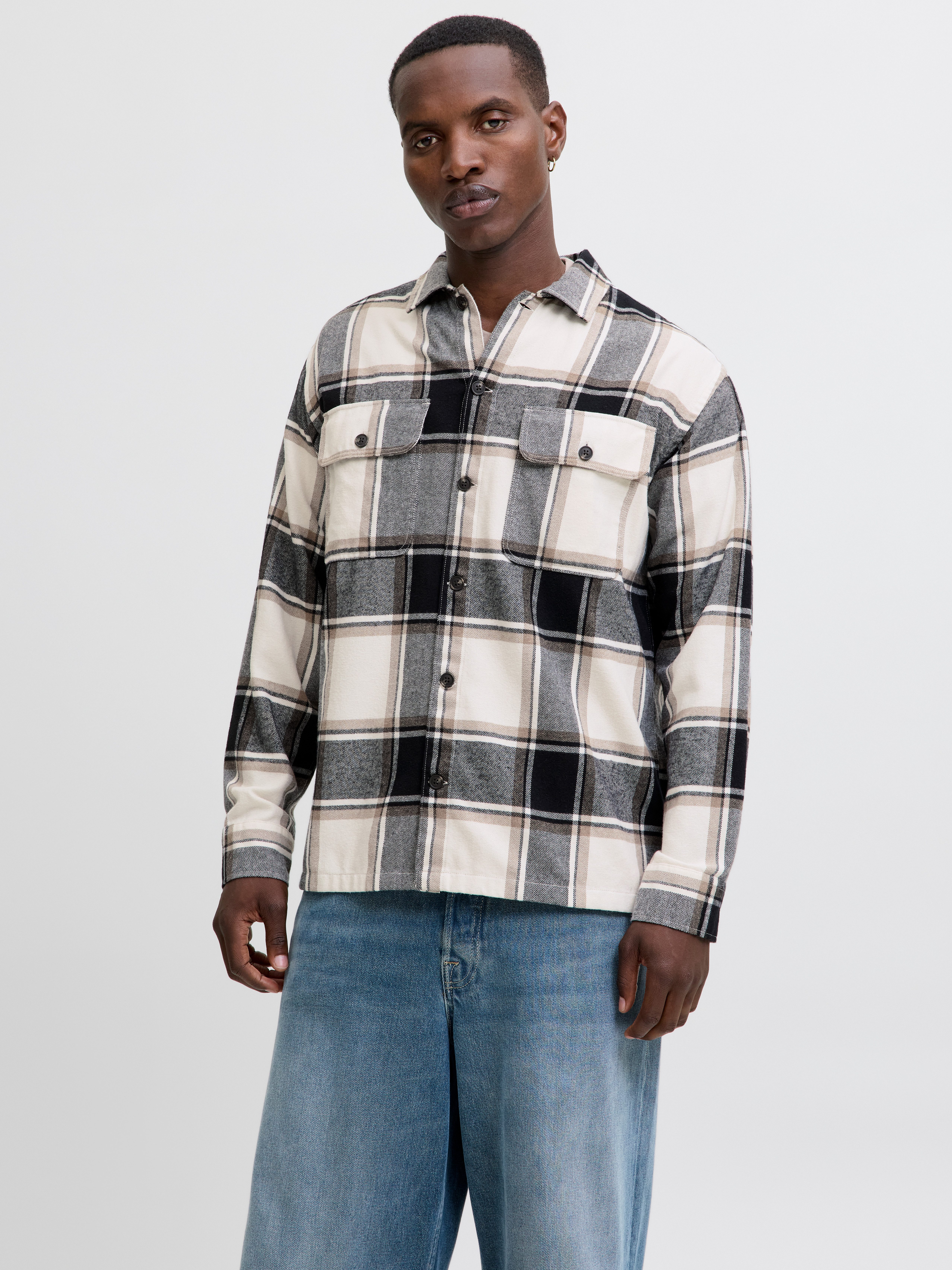 Jack & Jones Langarmhemd JJECHARGE OVERSHIRT LS NOOS