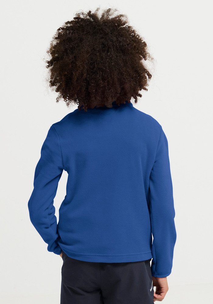 Jack Wolfskin Stehkragenpullover TAUNUS 100 HZ K Kinder-Fleecepullover, Halfzip-Reißverschluss, Stehkragen