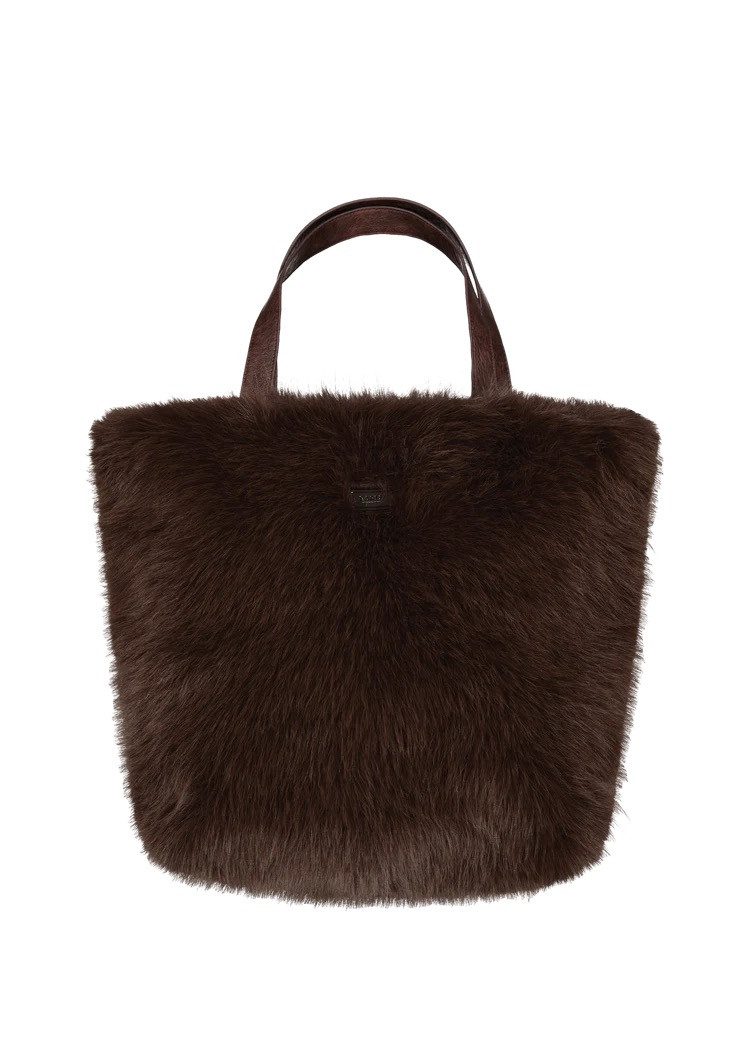 Barts Shopper Barts Damen Shopper Malinna Schultertasche aus Kunstfell
