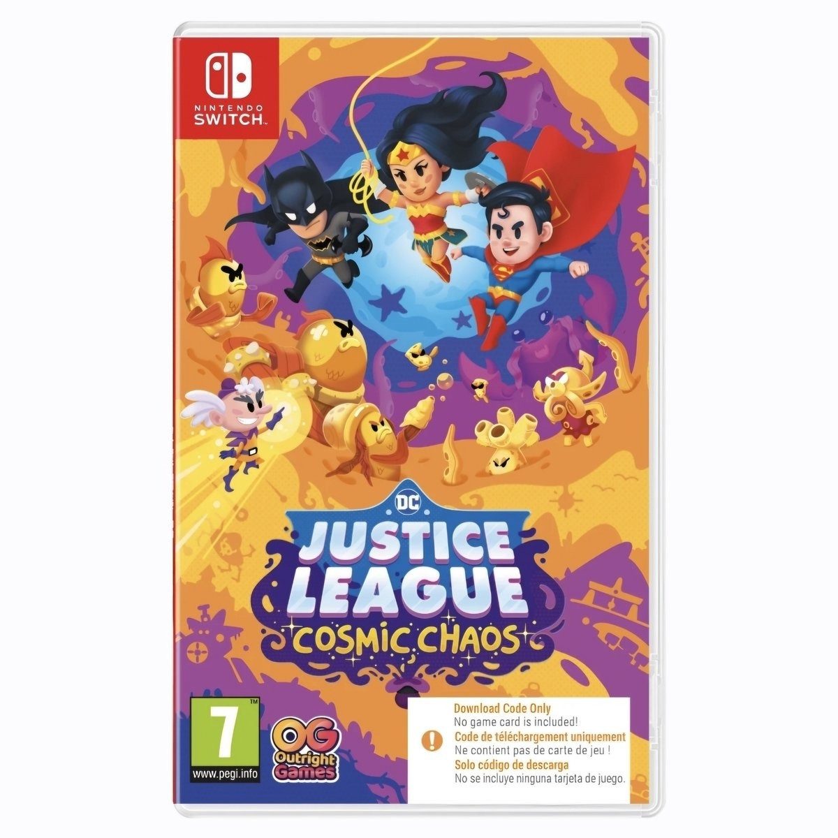 Spiel DC Justice League: Kosmisches Chaos - Enthält nur Downloadcode Nintendo Switch