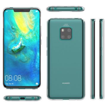 Nalia Smartphone-Hülle Huawei Mate 20 Pro, Klare Silikon Hülle / Extrem Transparent / Durchsichtig / Anti-Gelb