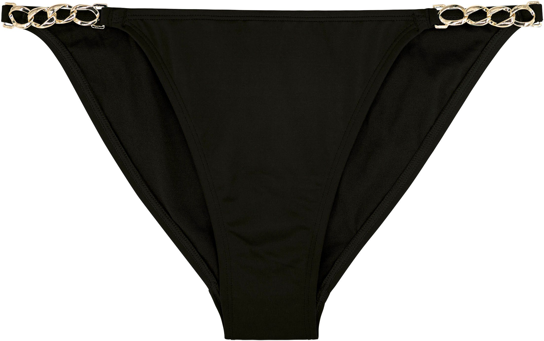 Dorina Bikini-Hose FILAO Mit modischen goldfarbenen Kettendetails günstig online kaufen