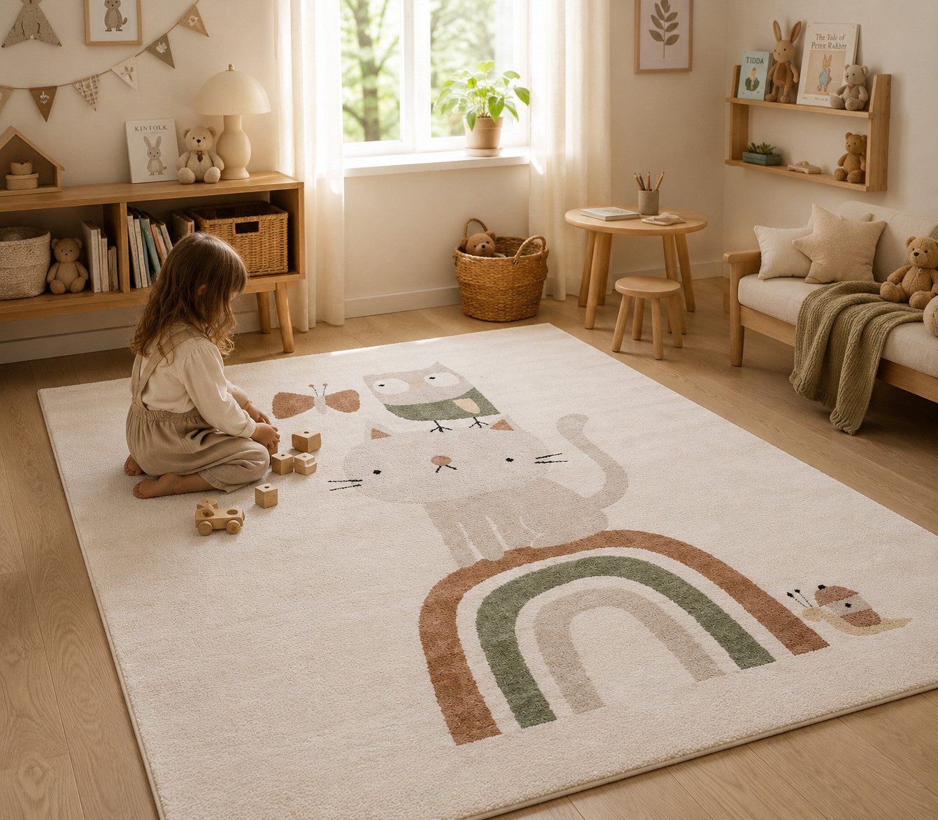 Kinderteppich Kinder Teppich Happy Kids