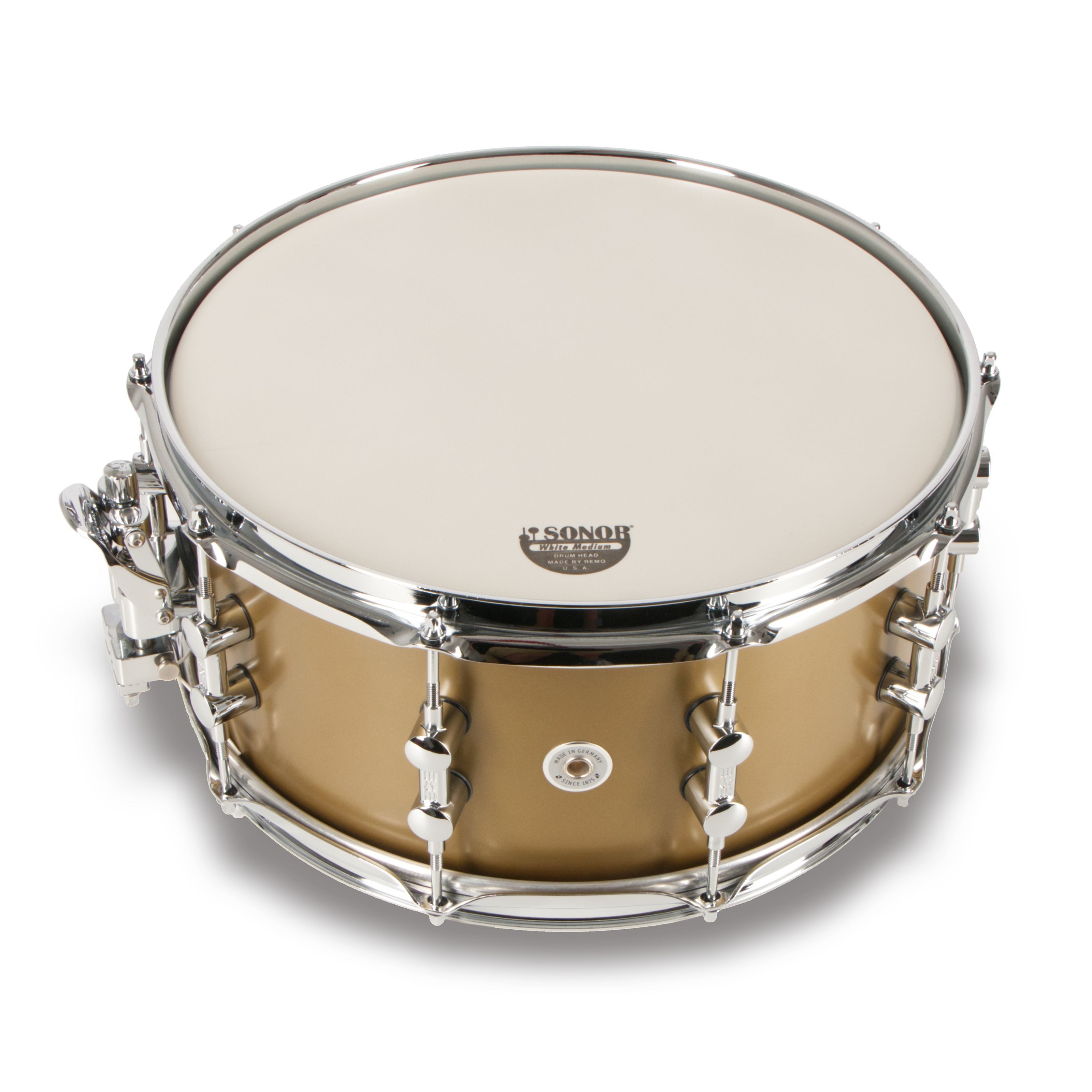 SONOR Snare Drum, Schlagzeuge, Snare Drums, SQ1 Snare 14"x6,5" SDW SGM Satin Gold Metallic - Snare Drum