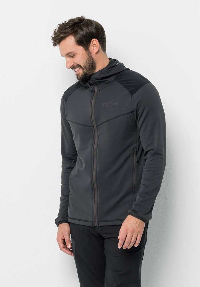 Jack Wolfskin Fleecejacke KOLBENBERG HOODED FZ M