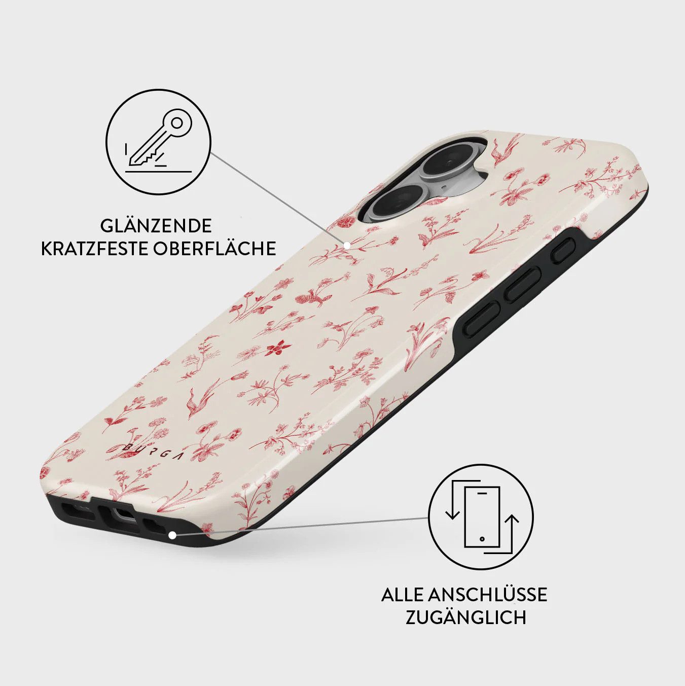 BURGA Handyhülle Tough MagSafe Case Prairie iPhone 16