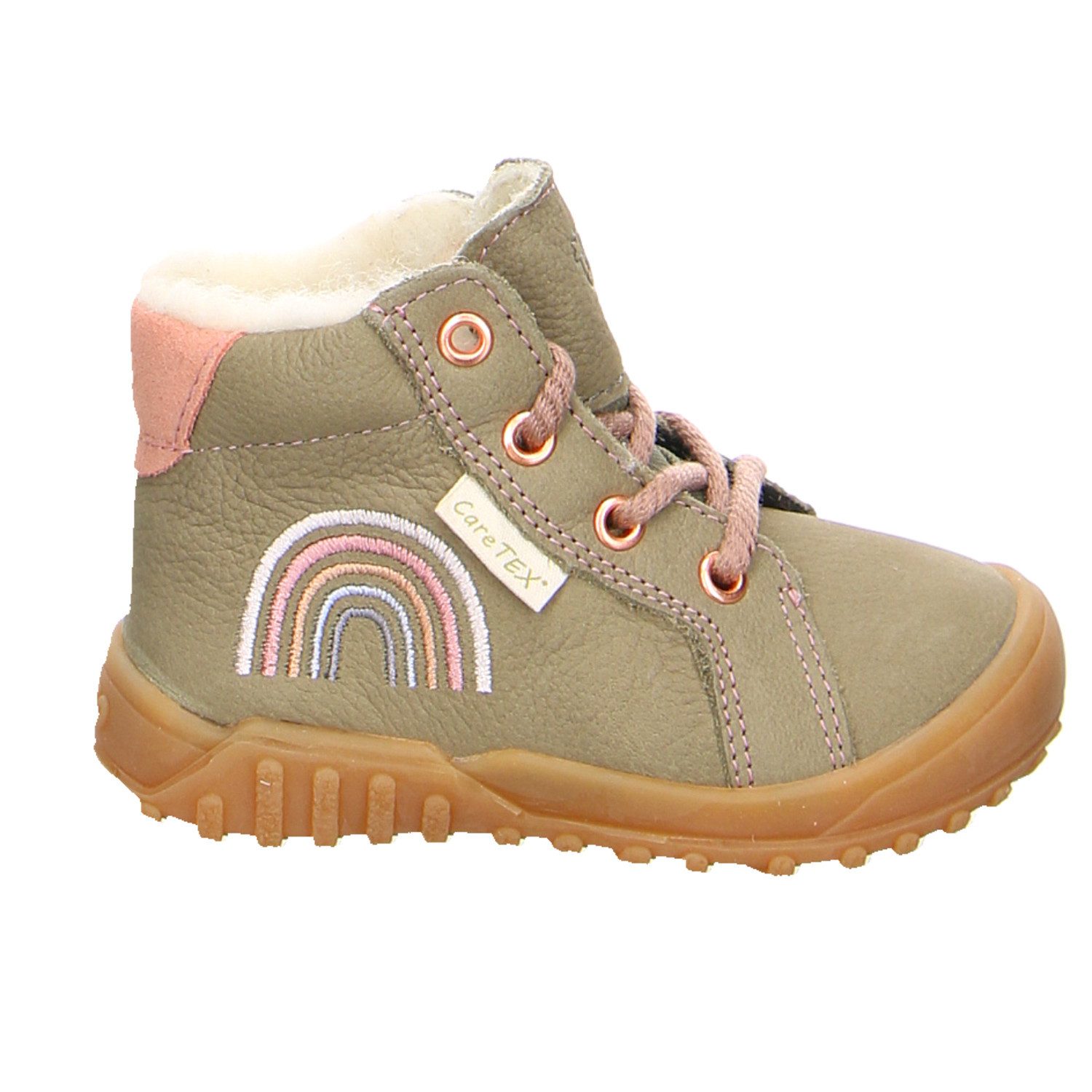 Ricosta Ricosta Dusty Nubuk Schnürstiefel Winter Mädchen grün Winterstiefelette