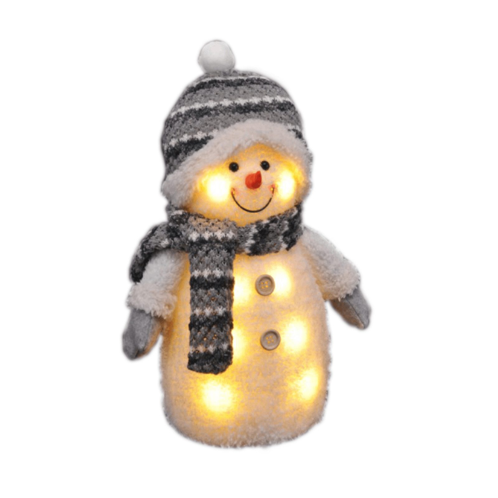 Gravidus Schneemann Weihnachtsdekoration Set Deko Schneemann und beleuchtete Geschenkboxen