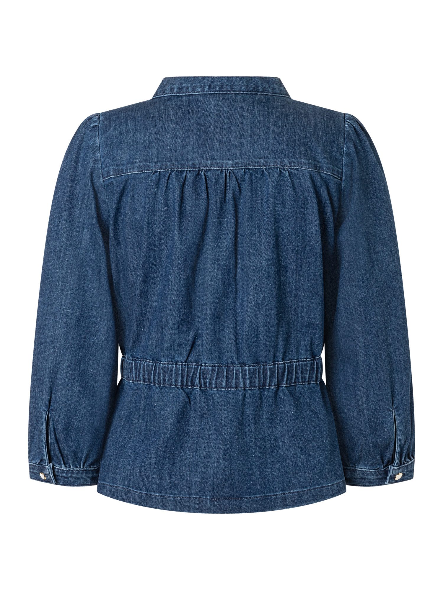 MORE&MORE Klassische Bluse Jeansbluse günstig online kaufen