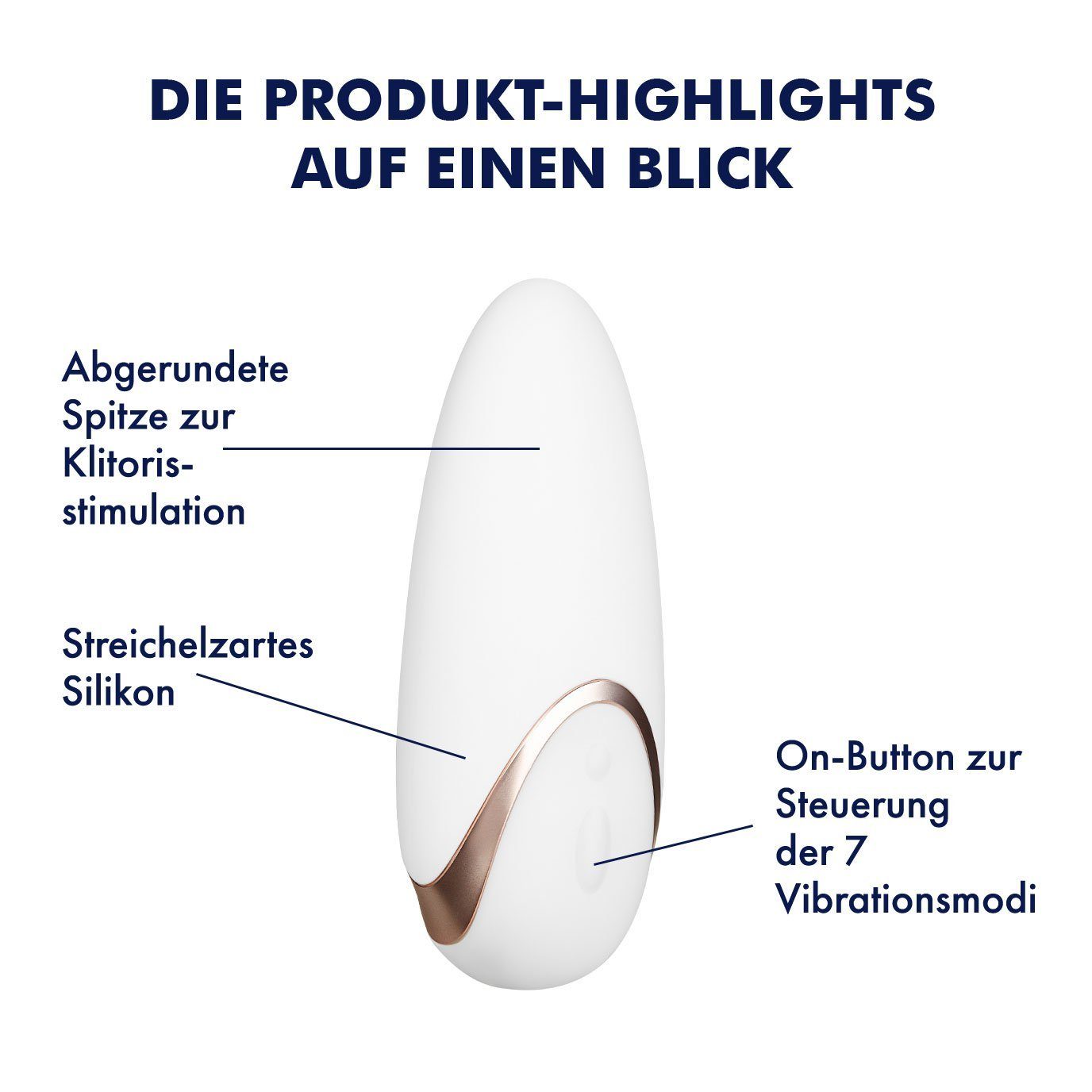 cm, von EIS, Auflegevibrator (0-tlg) mit EIS Silikon-Button Auflege-Vibrator 11