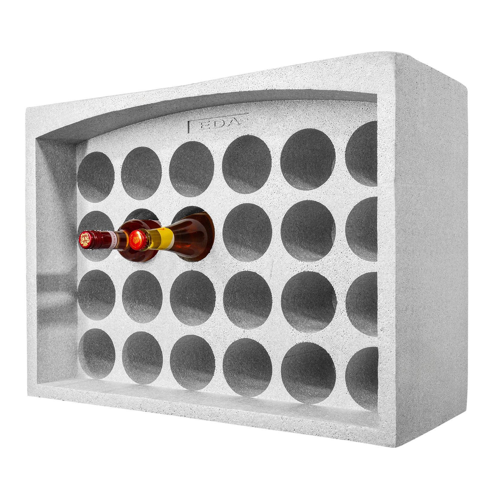 Fixkraft Weinregal Weinregal Styropor 24 Flaschen