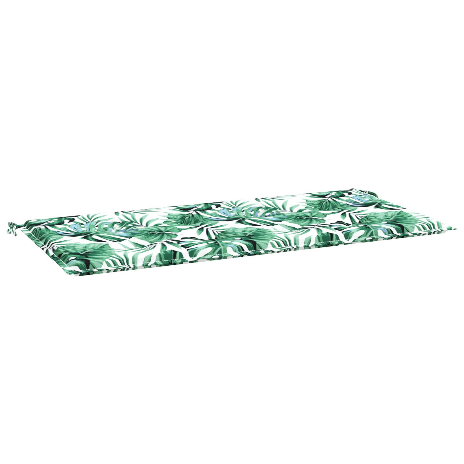 vidaXL Sitzauflage Gartenbankkissen mit Blattmuster, 100x50x4 günstig online kaufen