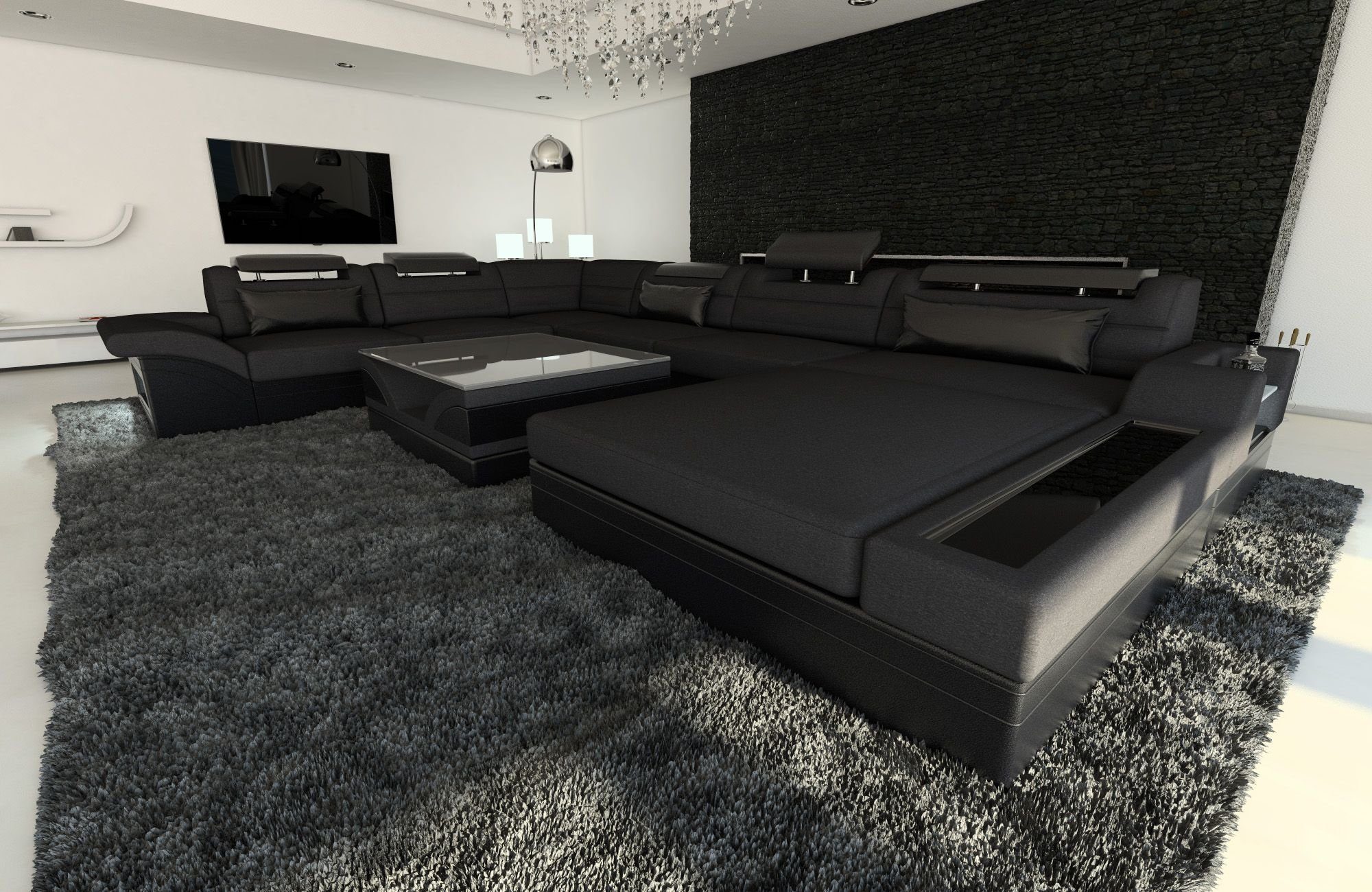 Sofa Dreams Wohnlandschaft Polster Stoff Sofa günstig online kaufen