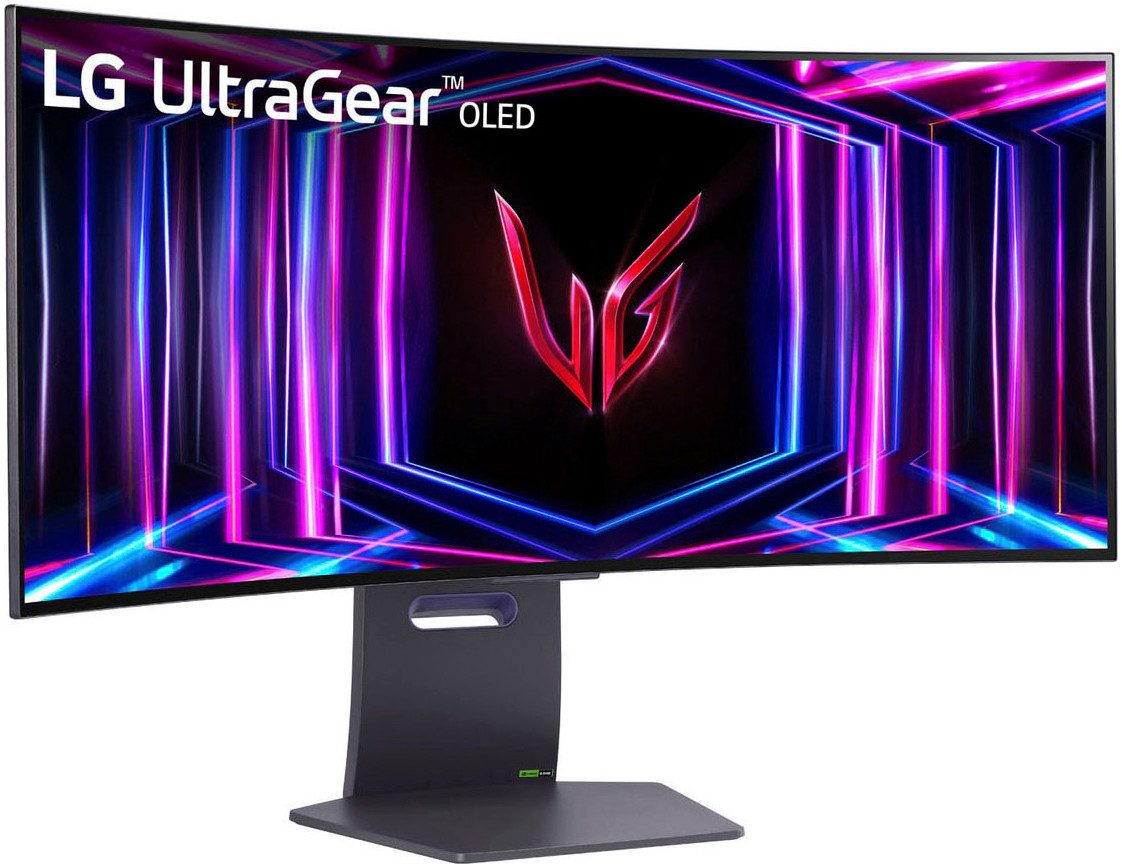 LG 34GS95QE Curved-Gaming-OLED-Monitor (86 cm/34 ", 3440 x 1440 px, UWQHD, 0,03 ms Reaktionszeit, 240 Hz, OLED)