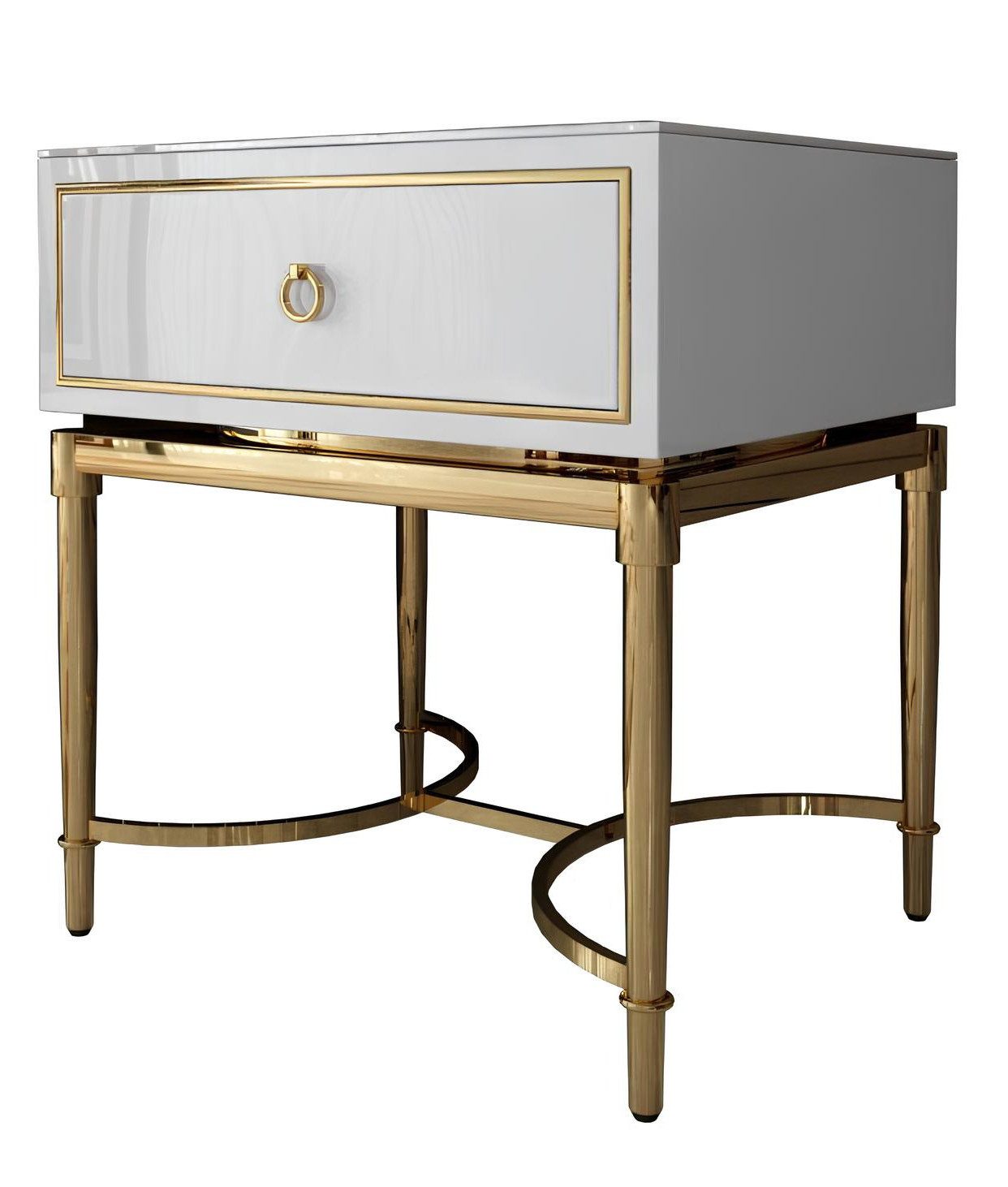 Xlmoebel Beistelltisch Elegante Design-Nachttische aus hochwertigem Material für Schlafzimmer (Beistelltisch, 1-St., Beistelltisch), Hergestellt in Europa