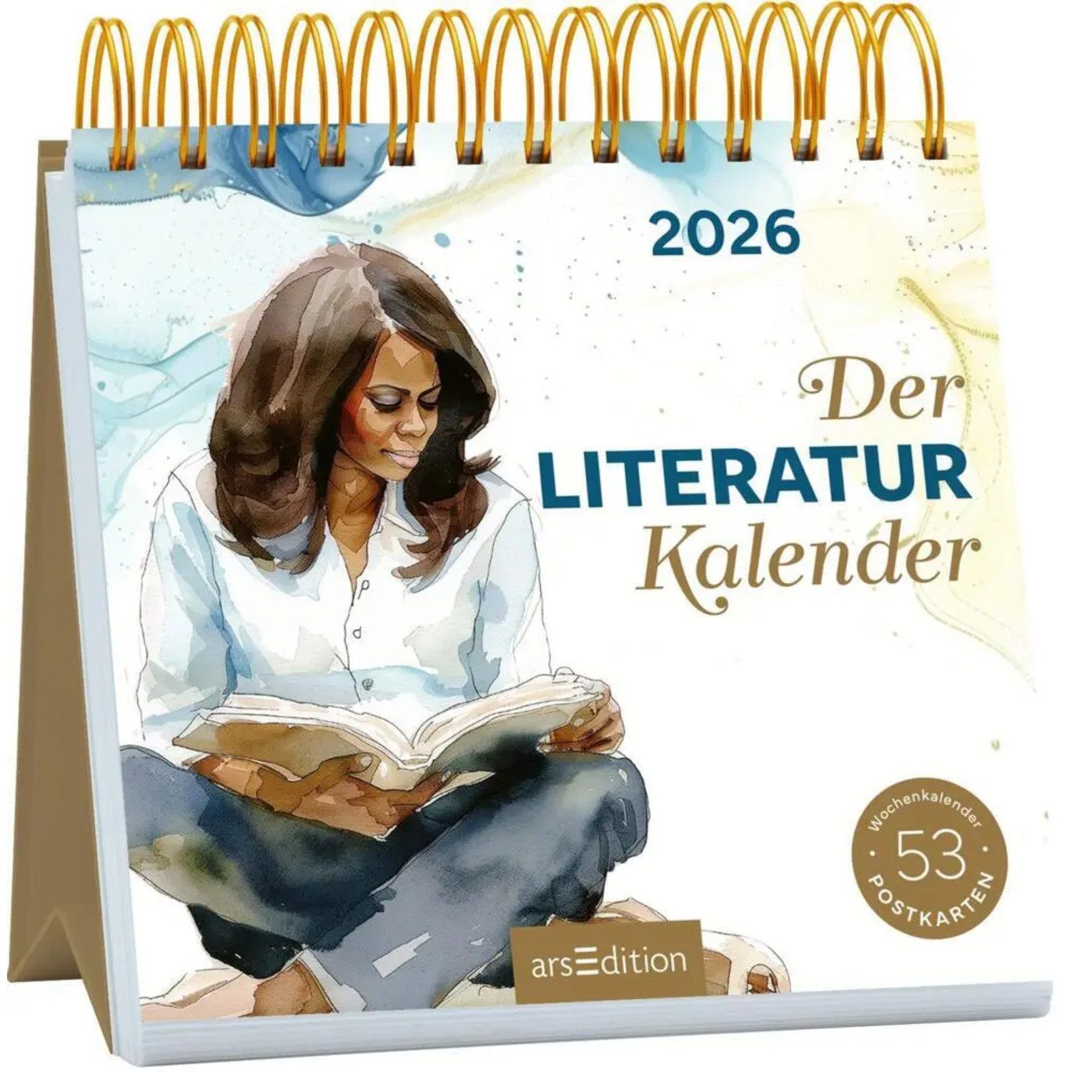 Ars Edition Tischkalender Postkartenkalender Der Literaturkalender 2026