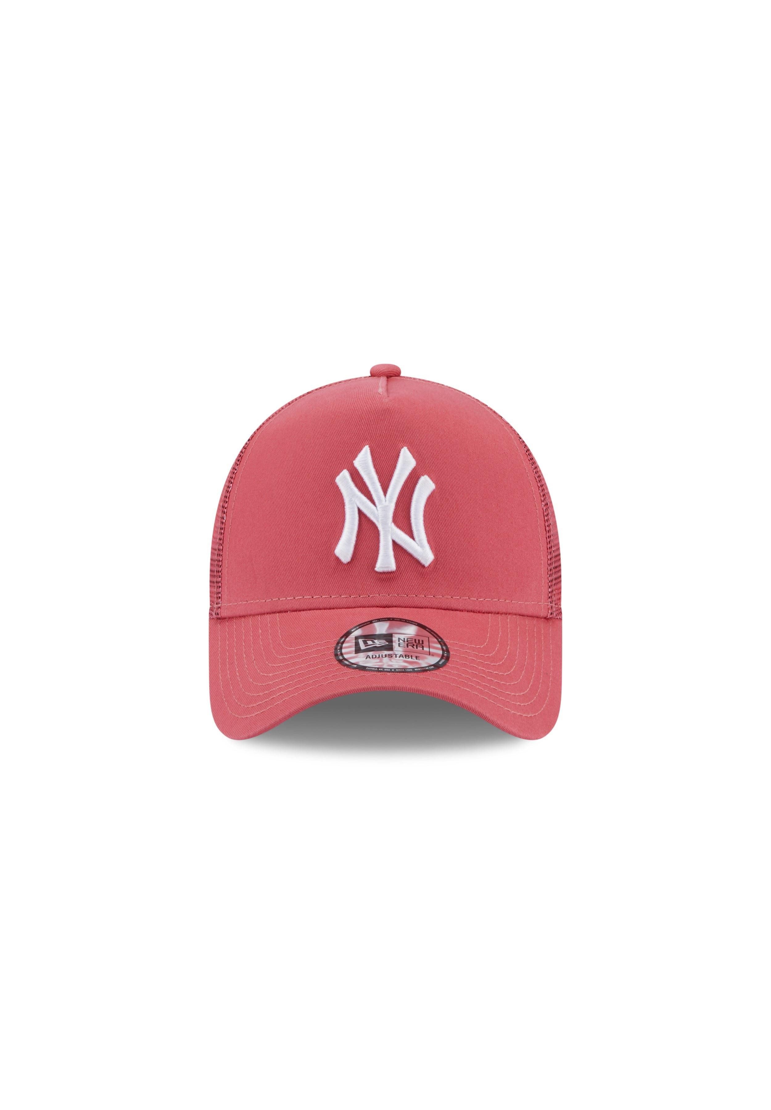 New Era Baseball Cap New York Yankees MLB League Essential Lightpink A-Frame Adjustable Tru (1-St)