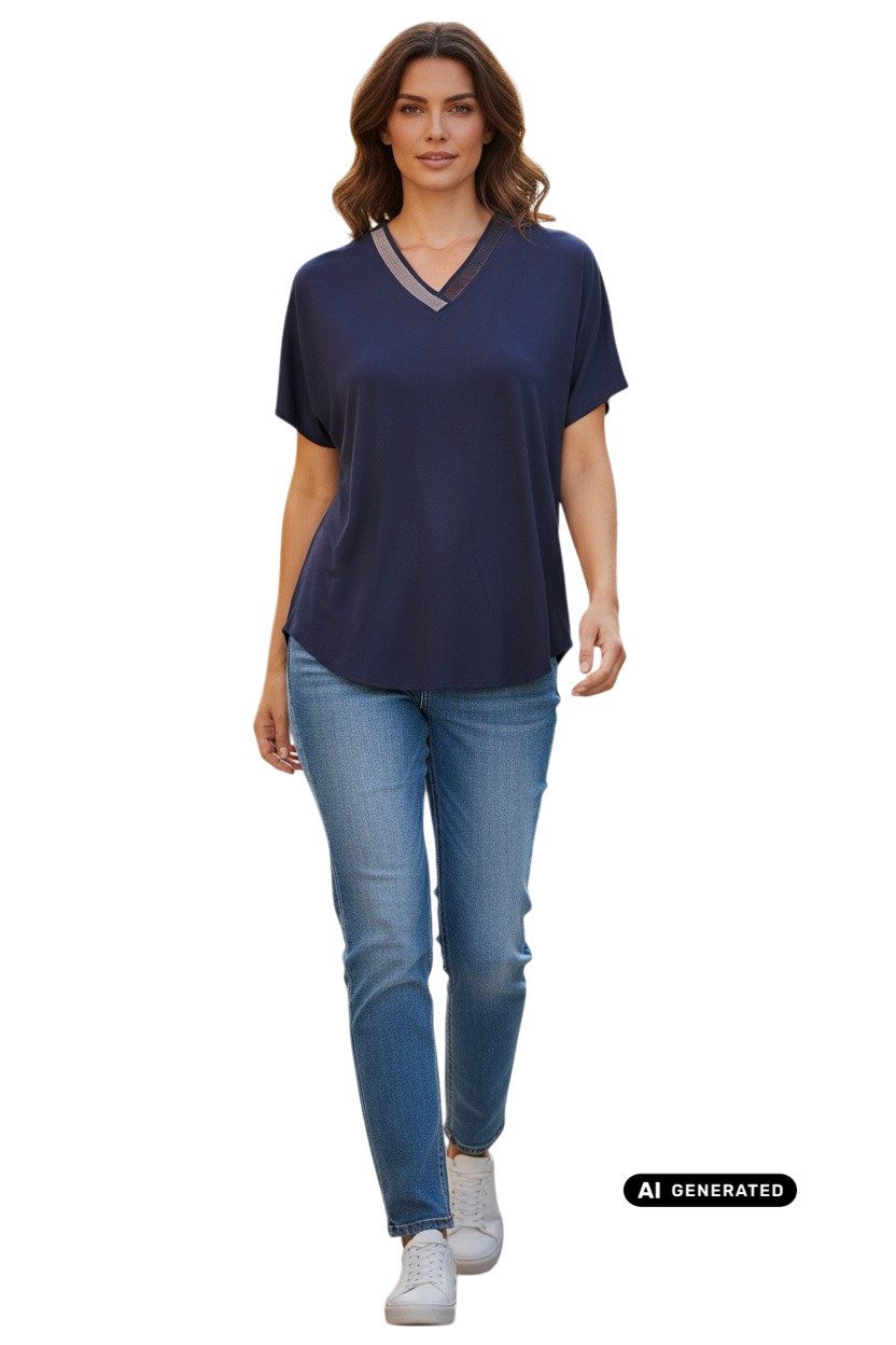 Estefania for woman Kurzarmshirt Estefania for woman, 197-1221