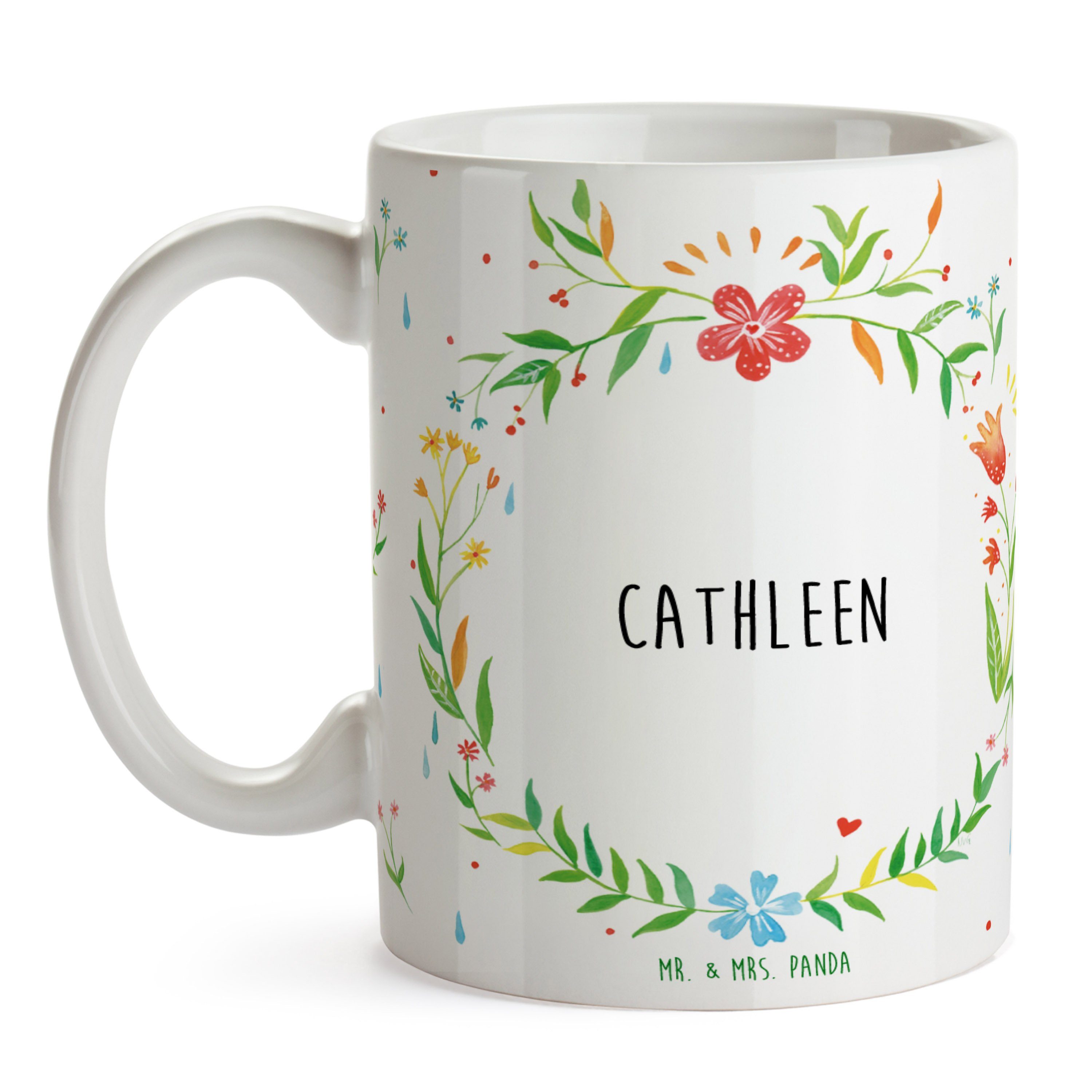 Teetasse, - Mr. Cathleen Mrs. Kaffeebecher, Tasse Geschenk, Teebecher, & Tasse Panda Motive, Keramik