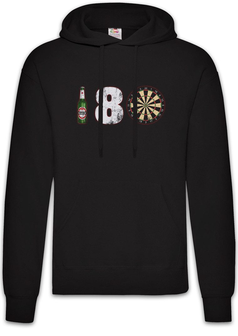 Hoodie 180 Darts Herren Hoodie Arrows Dart Target Zielscheibe Pfeile Profi