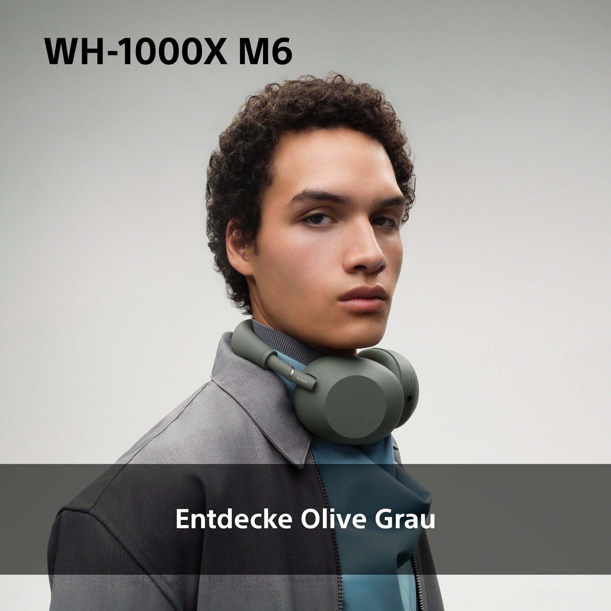 Sony WH-1000XM6 Premium Noise Cancelling Wireless Over-Ear-Kopfhörer (Freisprechfunktion, Multi-Point-Verbindung, Noise-Cancelling, Transparenzmodus, Wireless-Audio-Streaming, integrierte Steuerung für Anrufe und Musik, A2DP Bluetooth, Bluetooth, HFP, HSP, AVRCP Bluetooth, Kabellose Over Ear Kopfhörer mit Sony’s bestem Noise Cancelling)
