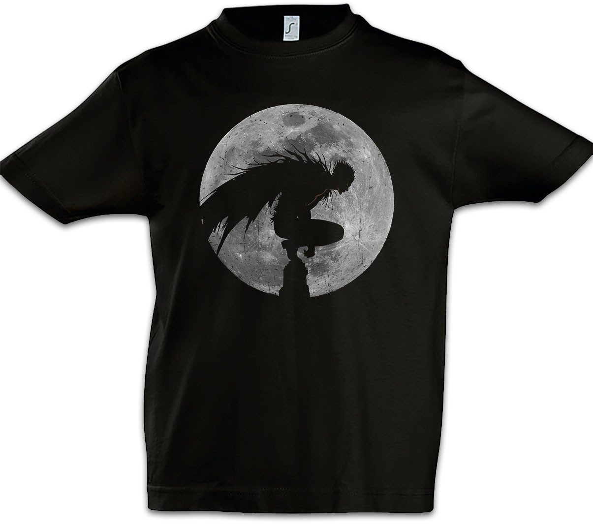 Urban Backwoods Print-Shirt Shinigami Moon 2 Kinder T-Shirt Light Note Kira Yagami L Death Ryuk (1-tlg) Series Mond Serie Misa