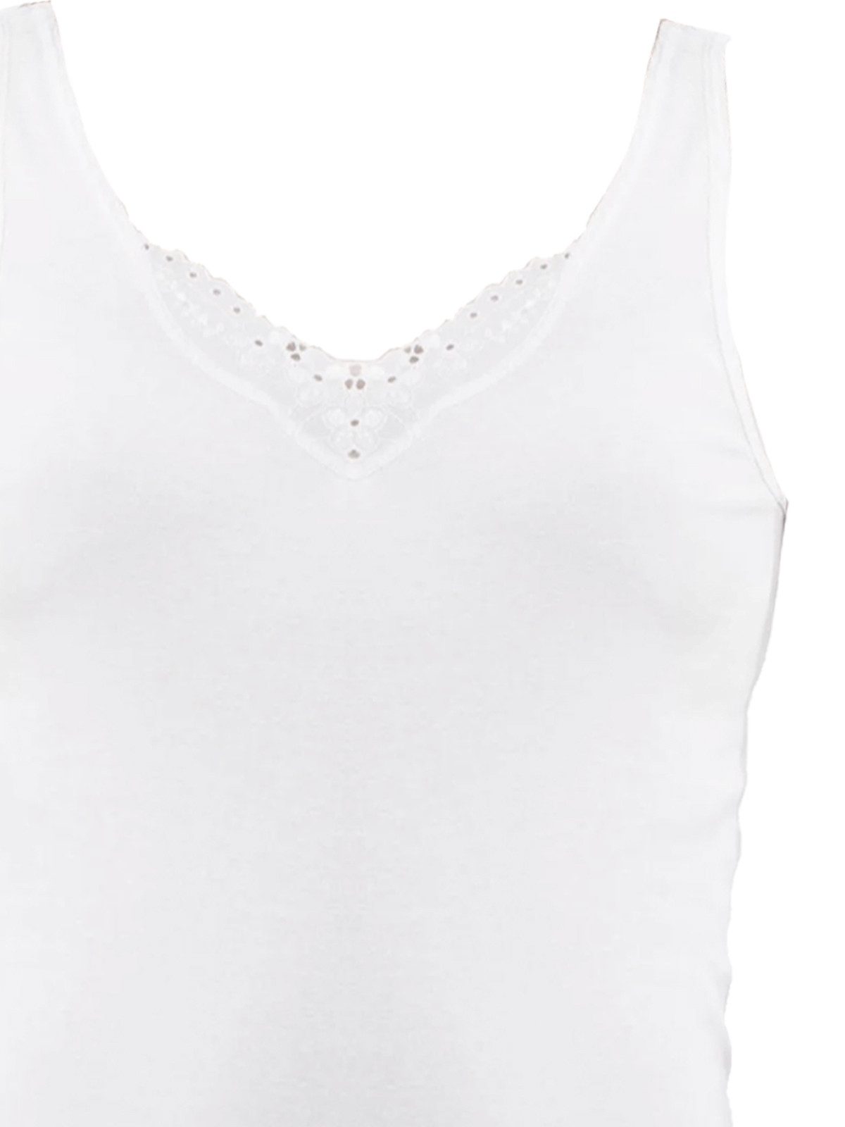 Schöller Achselhemd 10er Pack Damen Achselhemd Baumwolle (Packung, 10-St) -