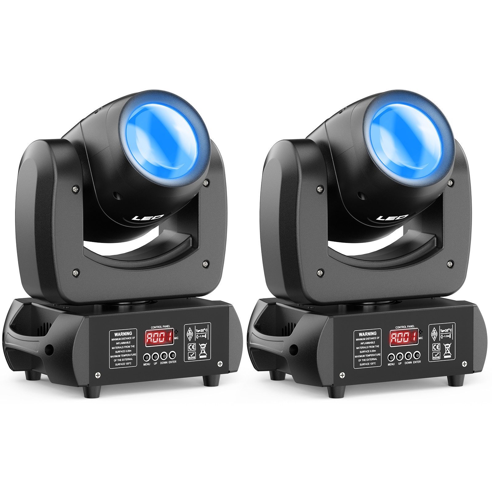 ZonQoonz Discolicht 120W LED Strahl Gobo Moving Head Bühne Licht für DJ Party Beleuchtung