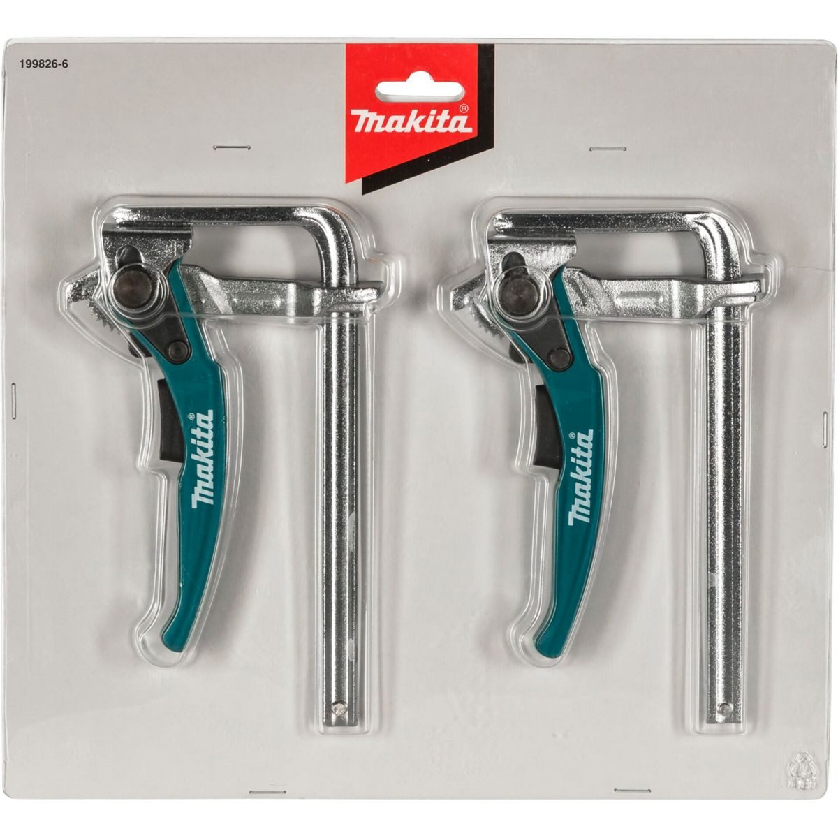 Makita Schraubstock 199826-6 Klemmzwingen Set 2stk.