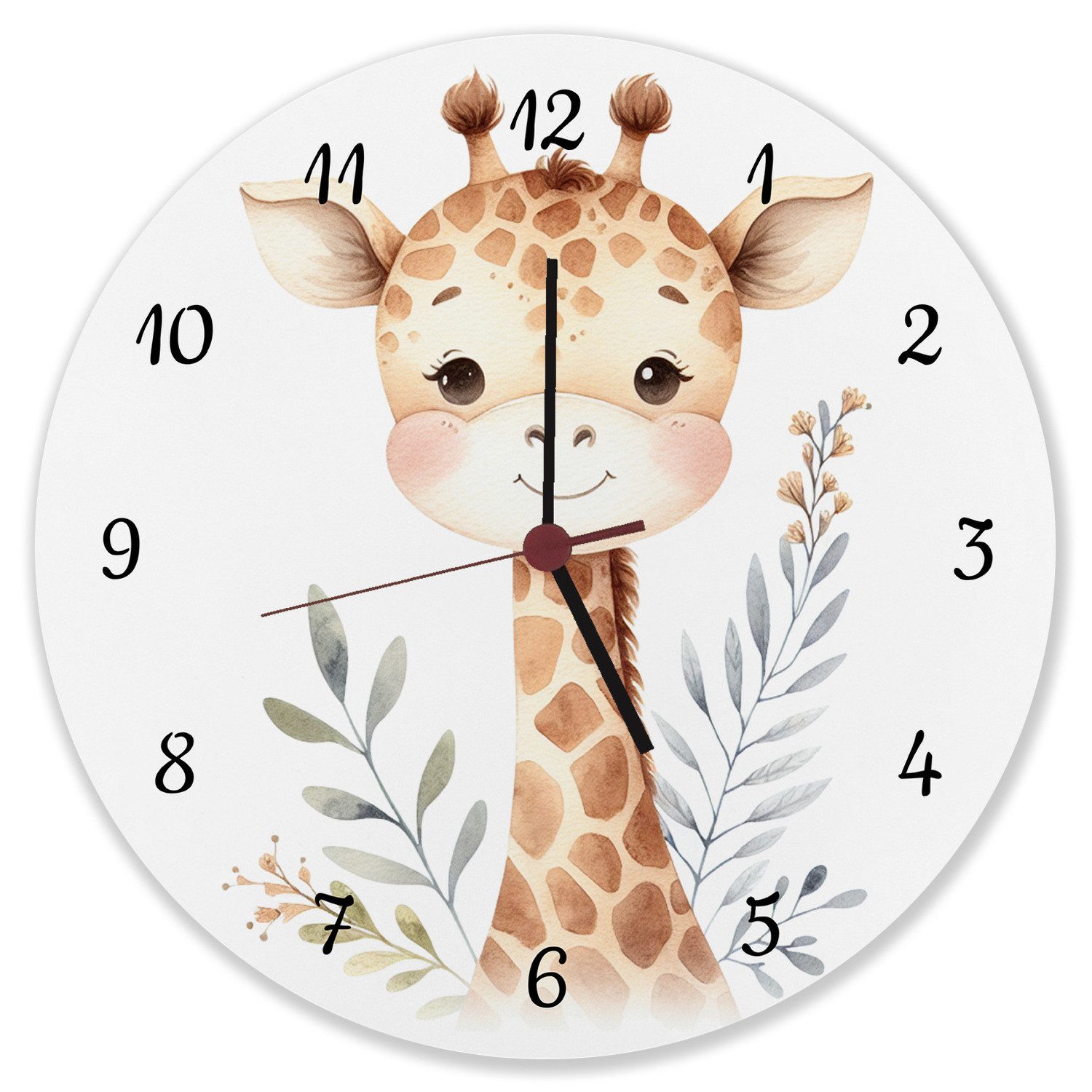 speecheese Wanduhr Giraffe Wanduhr aus Alu günstig online kaufen