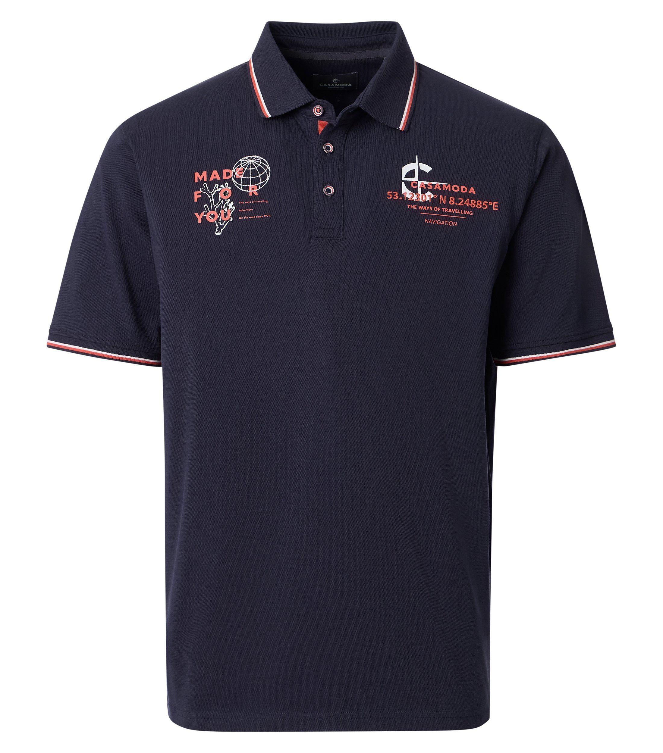 Poloshirt CASAMODA Polo-Shirt Print
