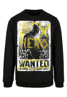 F4NT4STIC Kapuzenpullover Batman v Superman Wanted Poster Print