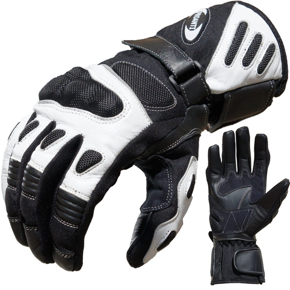 PROANTI Motorradhandschuhe PROANTI Sommer City Motorradhandschuhe weiß