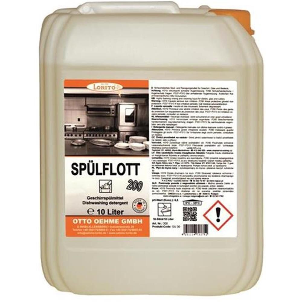 Lorito Geschirrspülmittel Spülflott EU 10 Liter Ecolabel Küchenreiniger