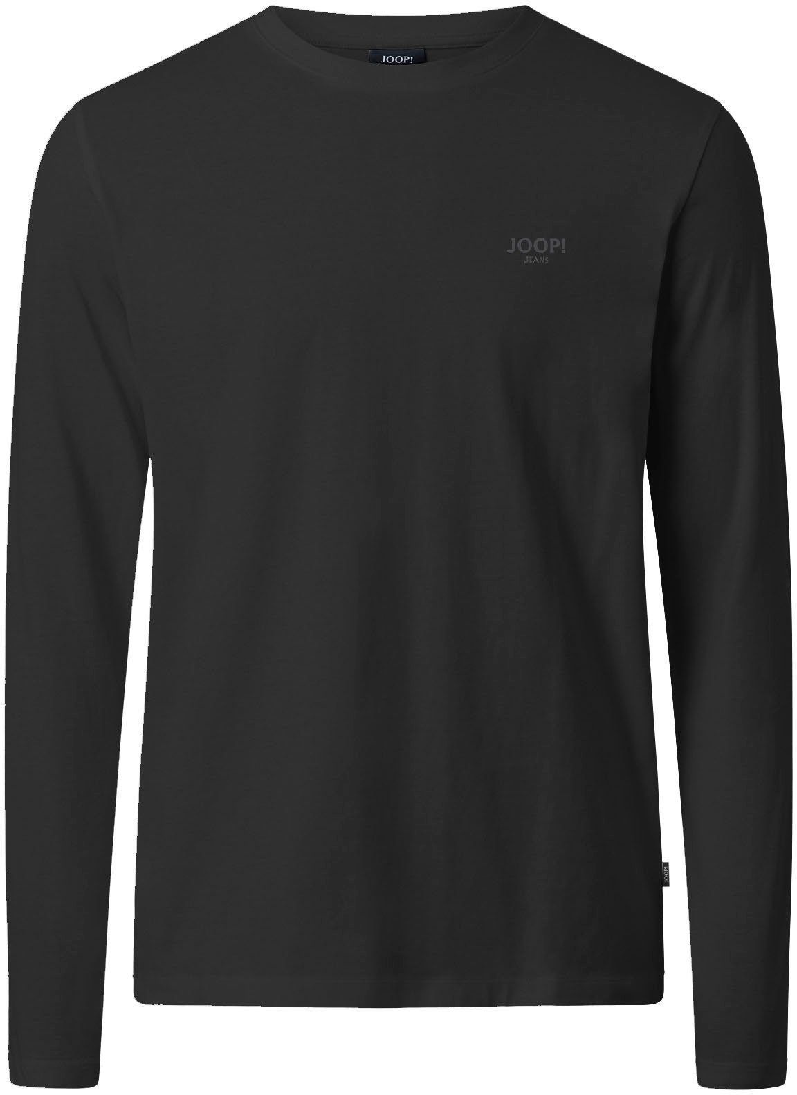 Joop Jeans Langarmshirt JJJ-33Alphis-L, Dezenter Logo-Print auf der Brust | Schlafshirts