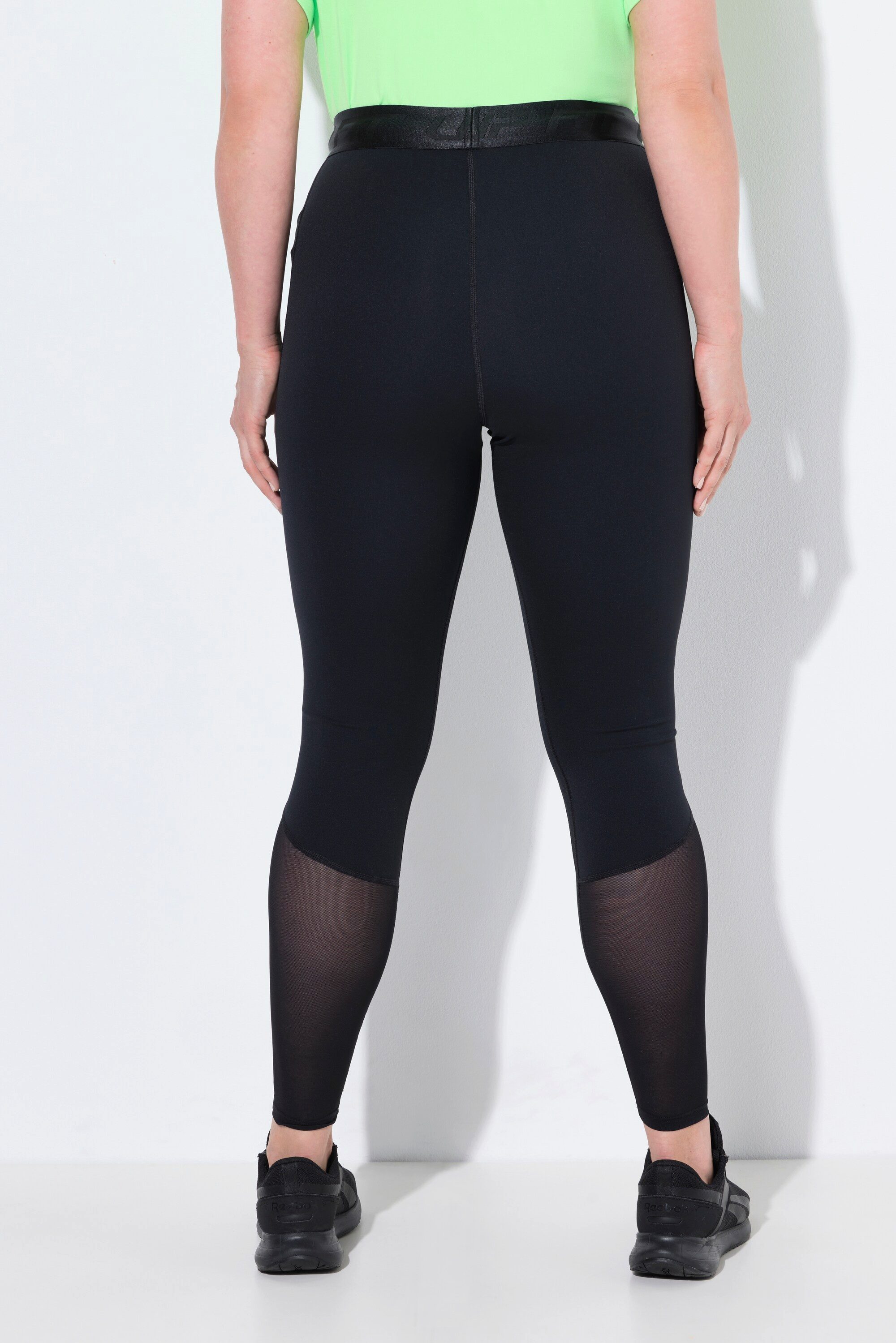 Ulla Popken Leggings Sport-Leggings Mesheinsätze schnelltrocknend