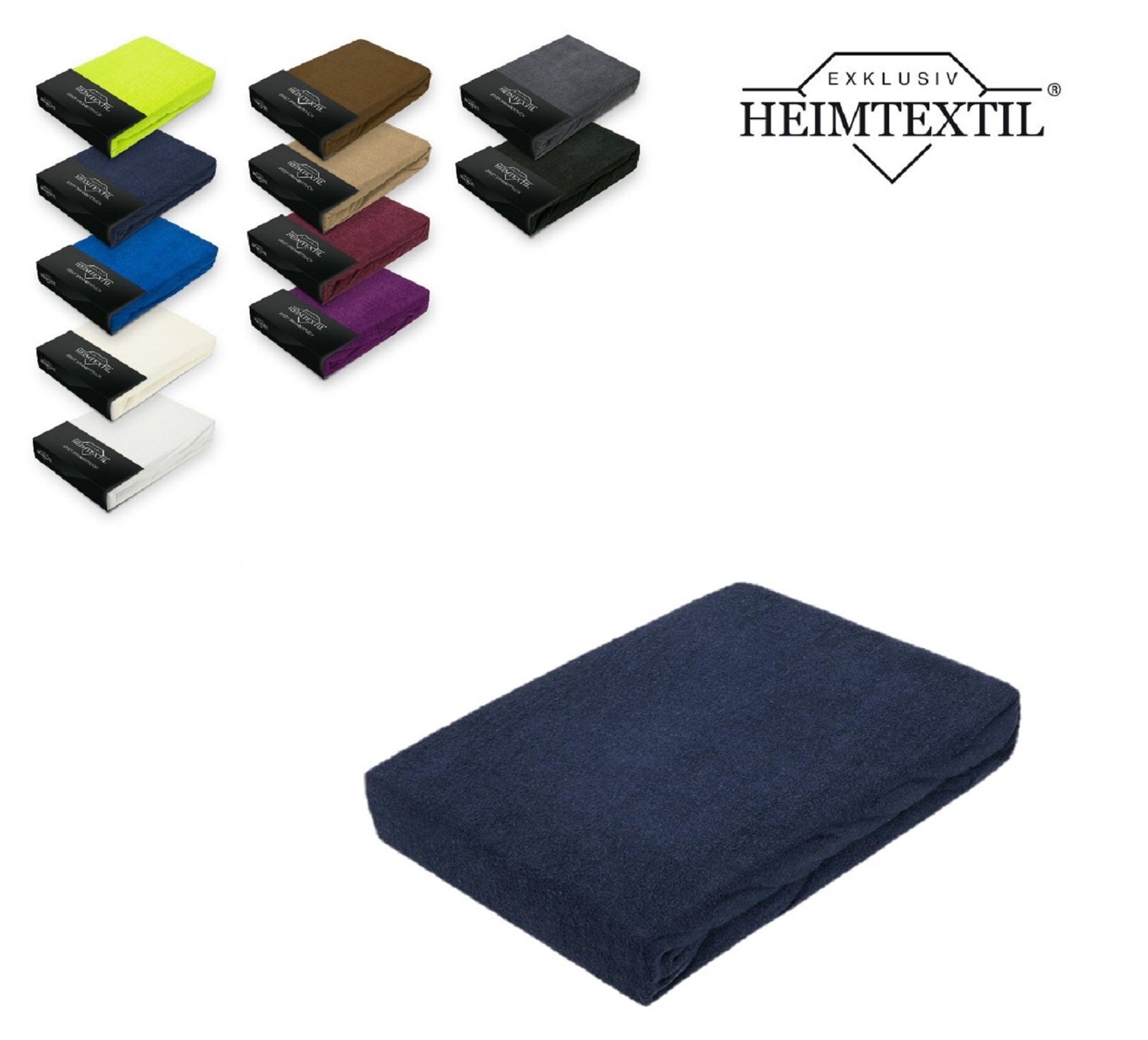 EXKLUSIV HEIMTEXTIL Spannbettlaken Frottee Spannbettlaken Premium günstig online kaufen
