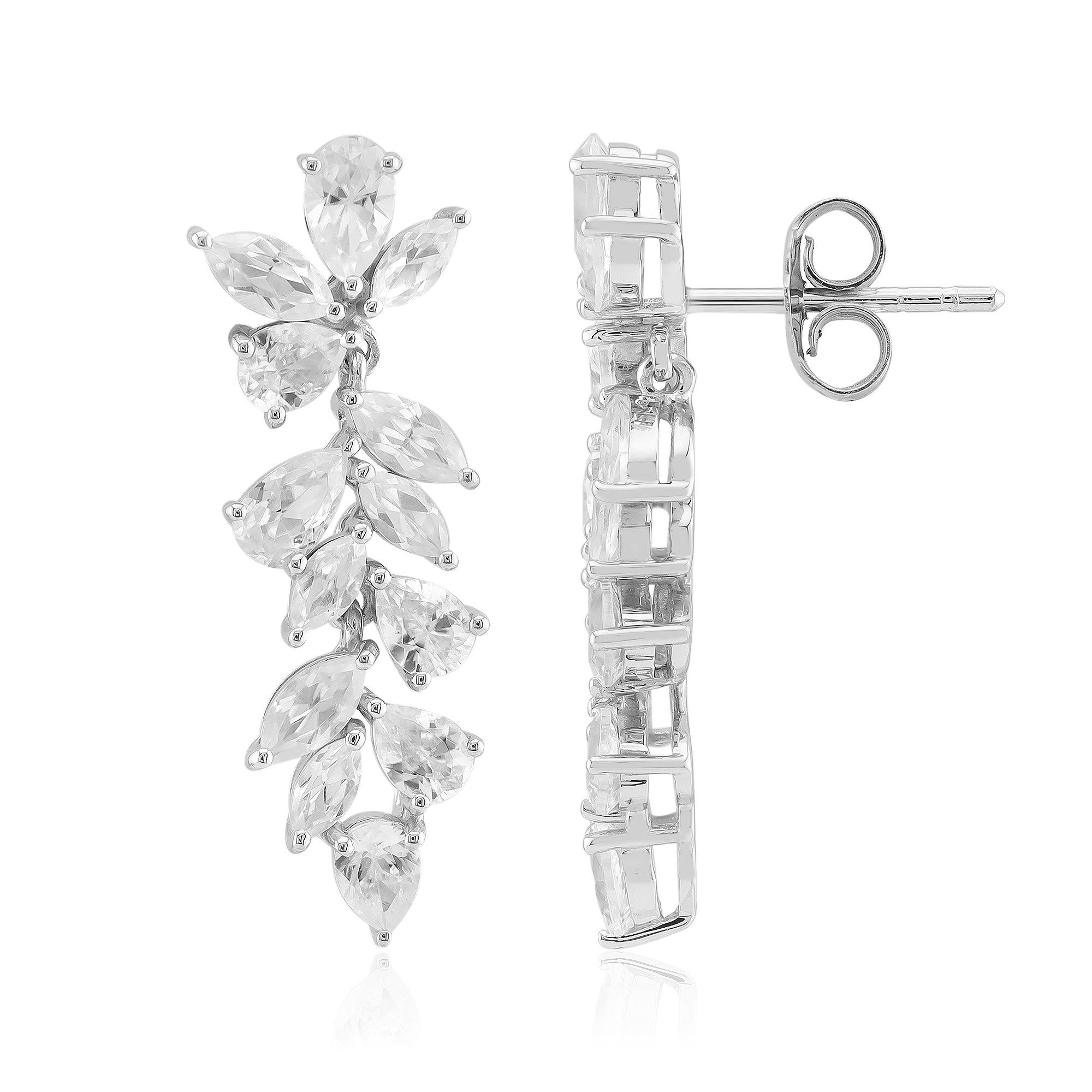 Cavill Ohrring-Set Tansanische Zirkon-Silber-Ohrringe, de Melo Essence (2-tlg)