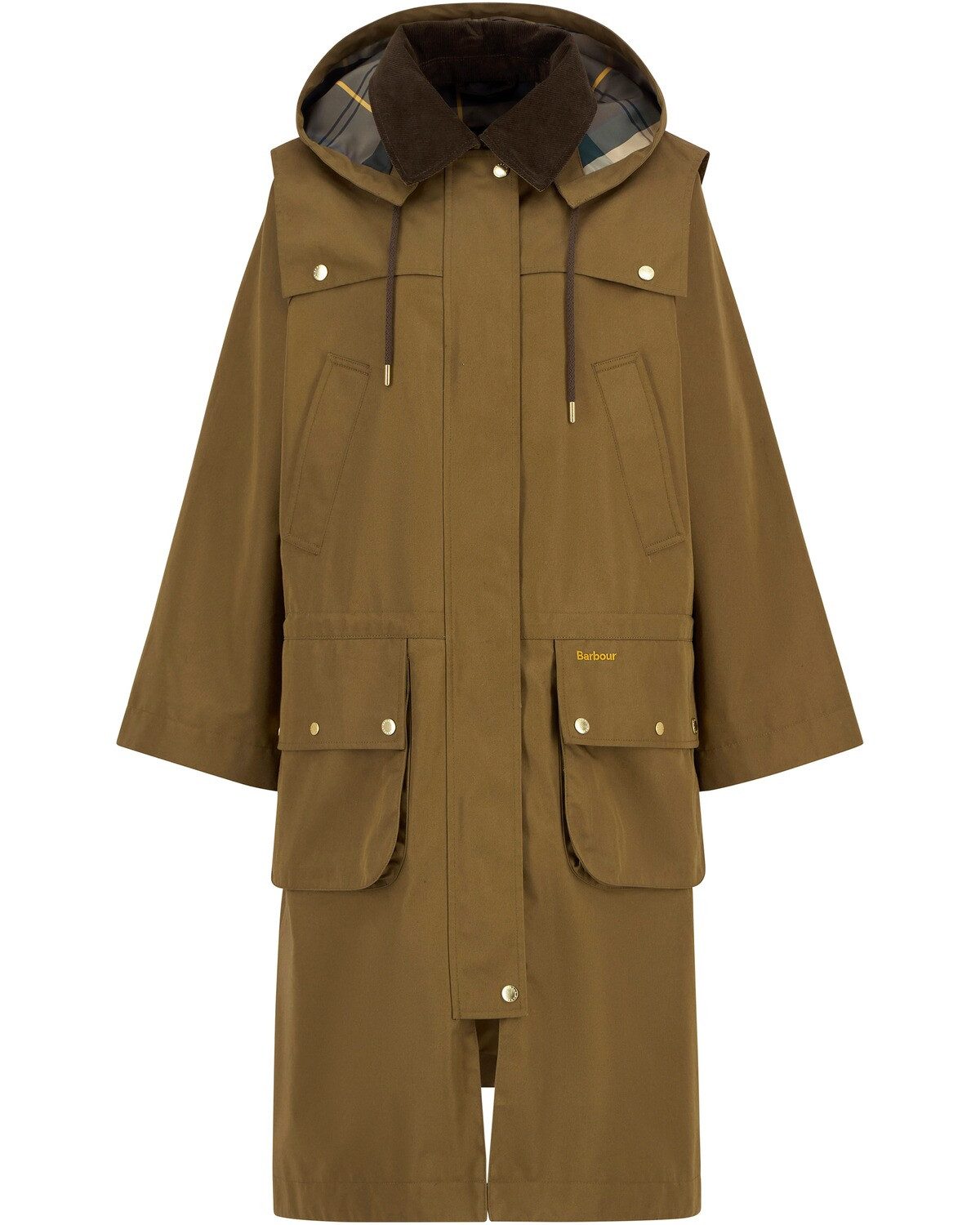 Barbour Funktionsmantel Langer Mantel Bilsdale Showerproof Wasserabweisend