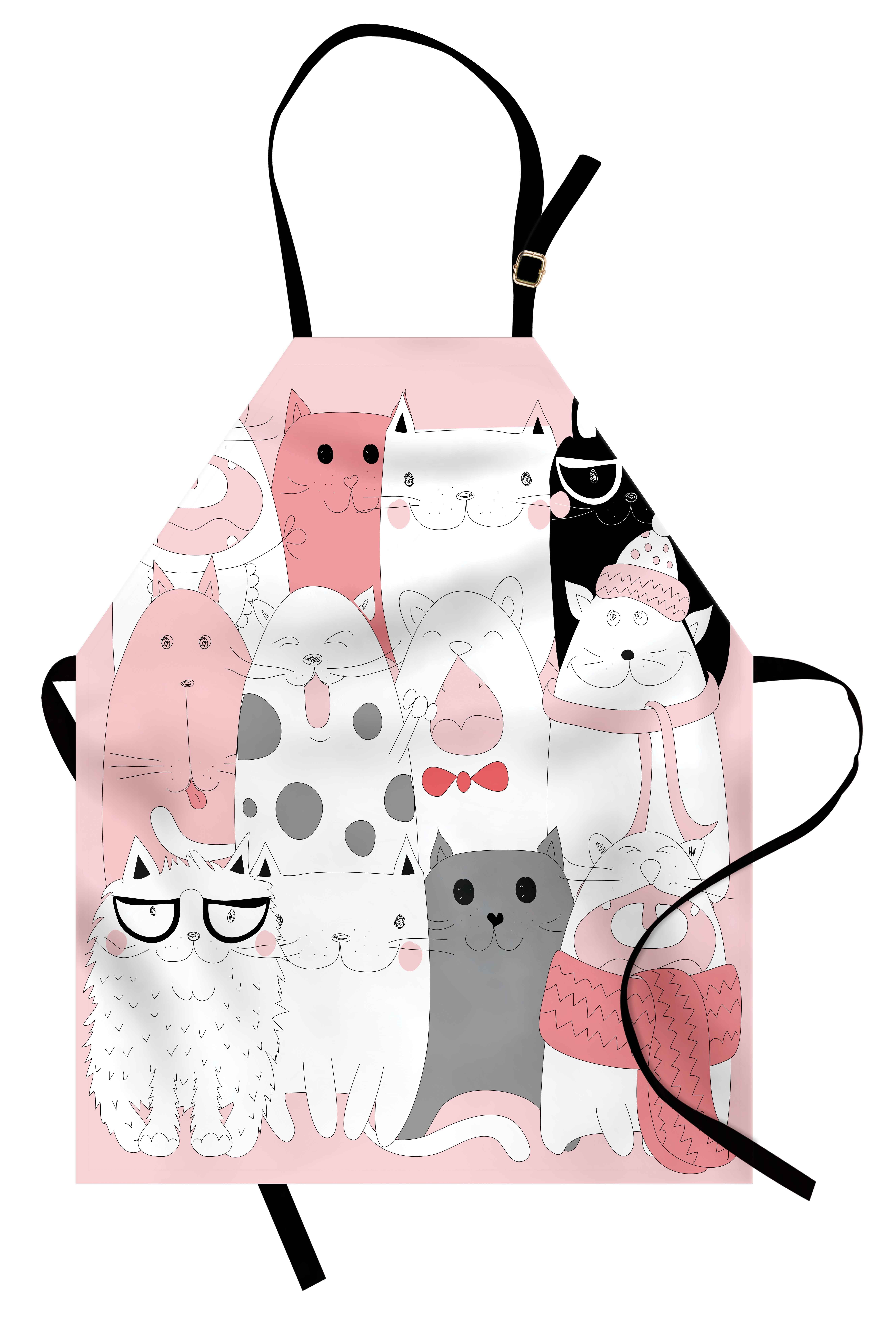 Abakuhaus Kochschürze Höhenverstellbar Klare Farben ohne verblassen, Katze günstig online kaufen