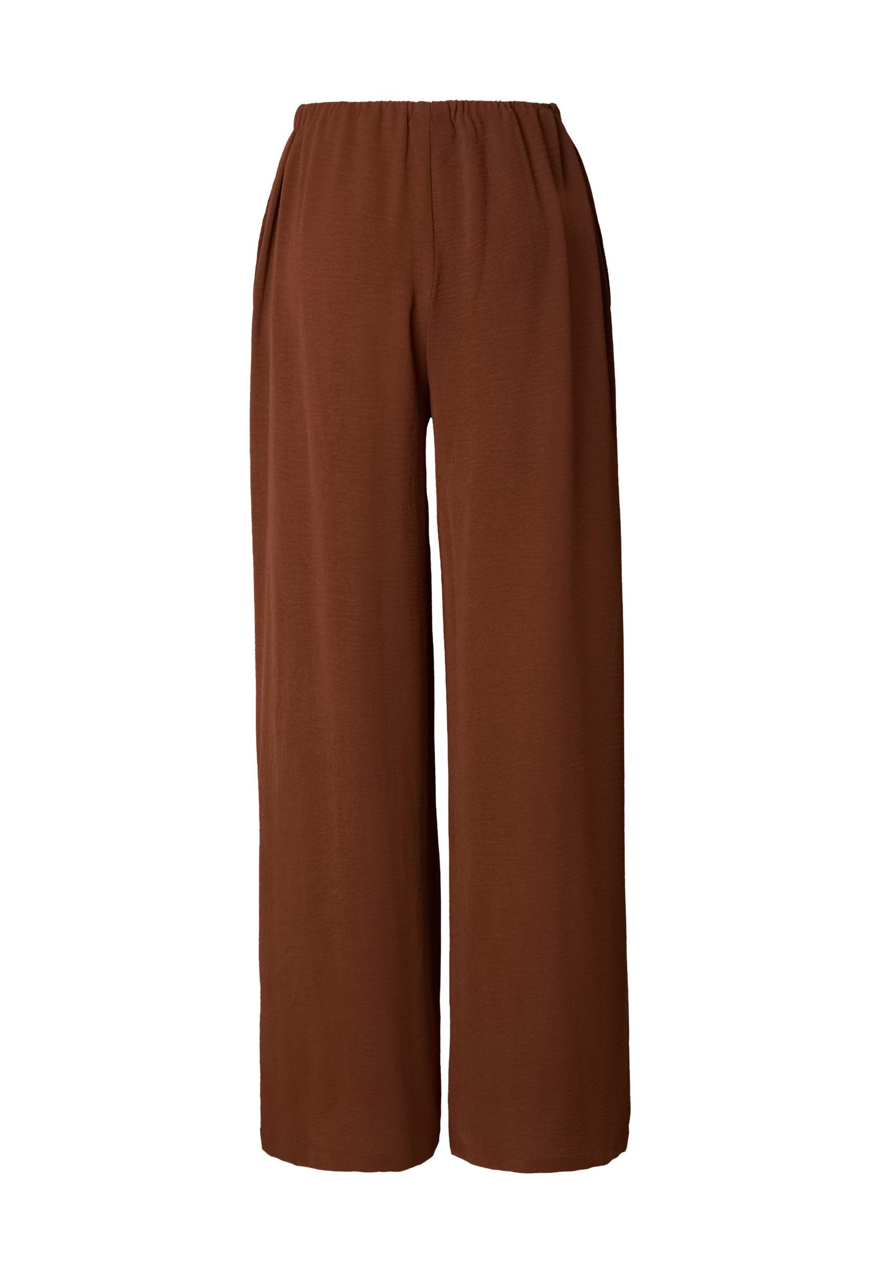 URBAN CLASSICS Stoffhose Urban Classics Ladies Structured Wideleg Pants (1-tlg)