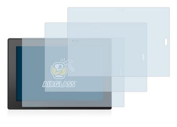 BROTECT flexible Panzerglasfolie für Lenovo Tablet 10 (10.1), Displayschutzglas, 3 Stück, Schutzglas Glasfolie klar